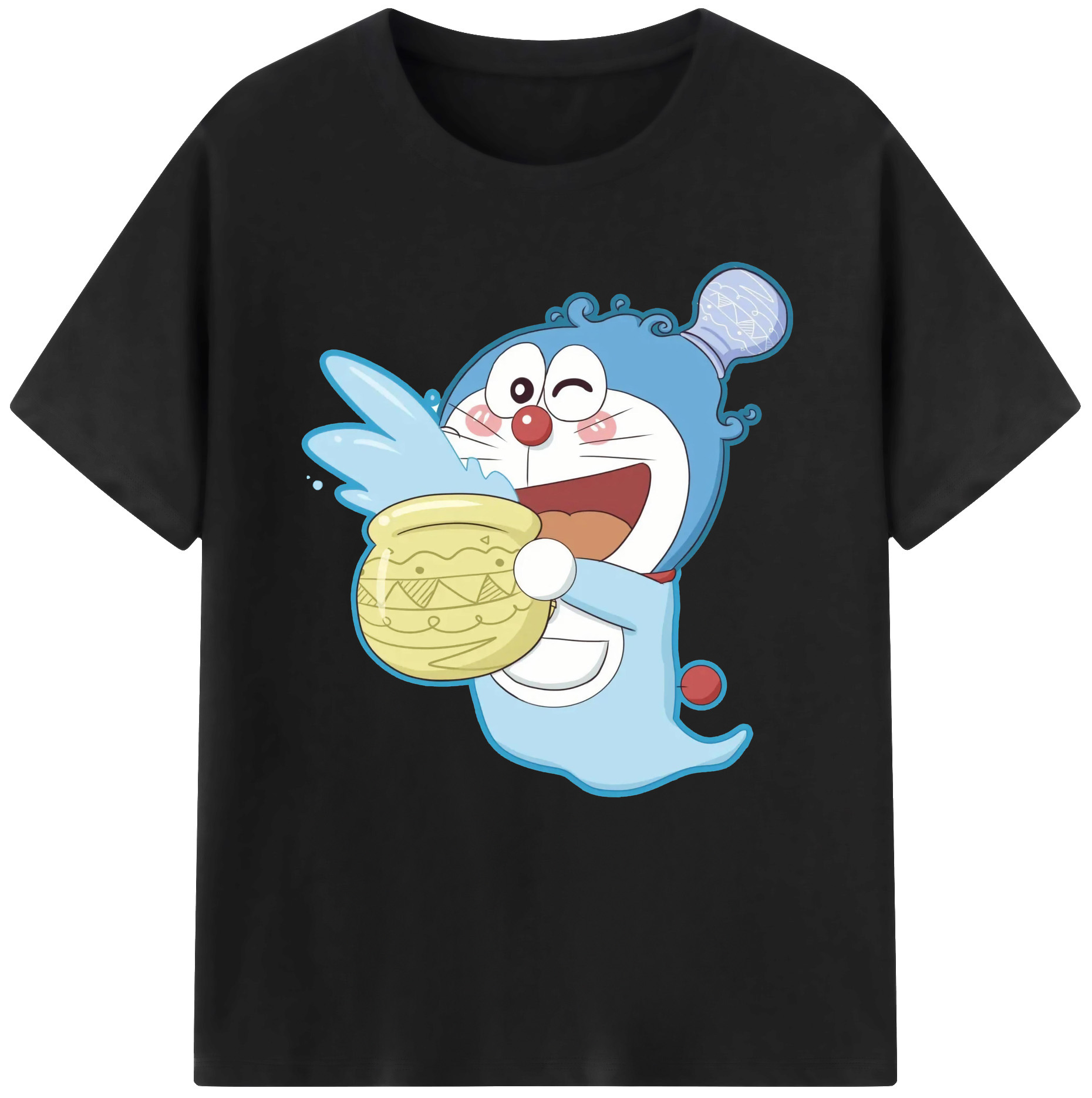 （画像用） ドラえもん Doraemon 綿100％半袖Tシャツ（フロントプリント）