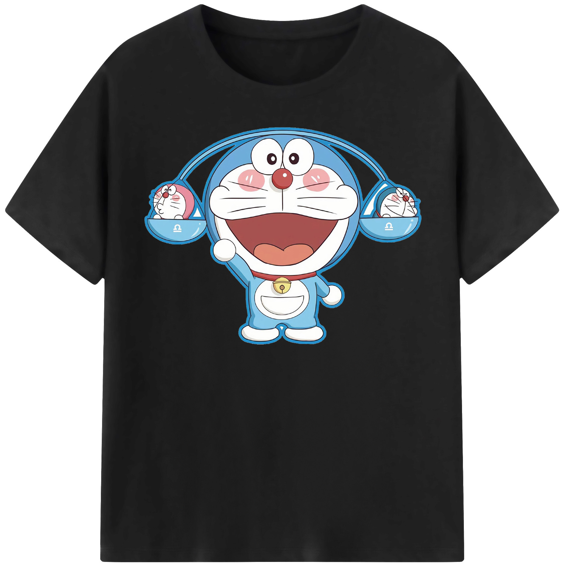（画像用） ドラえもん Doraemon 綿100％半袖Tシャツ（フロントプリント）