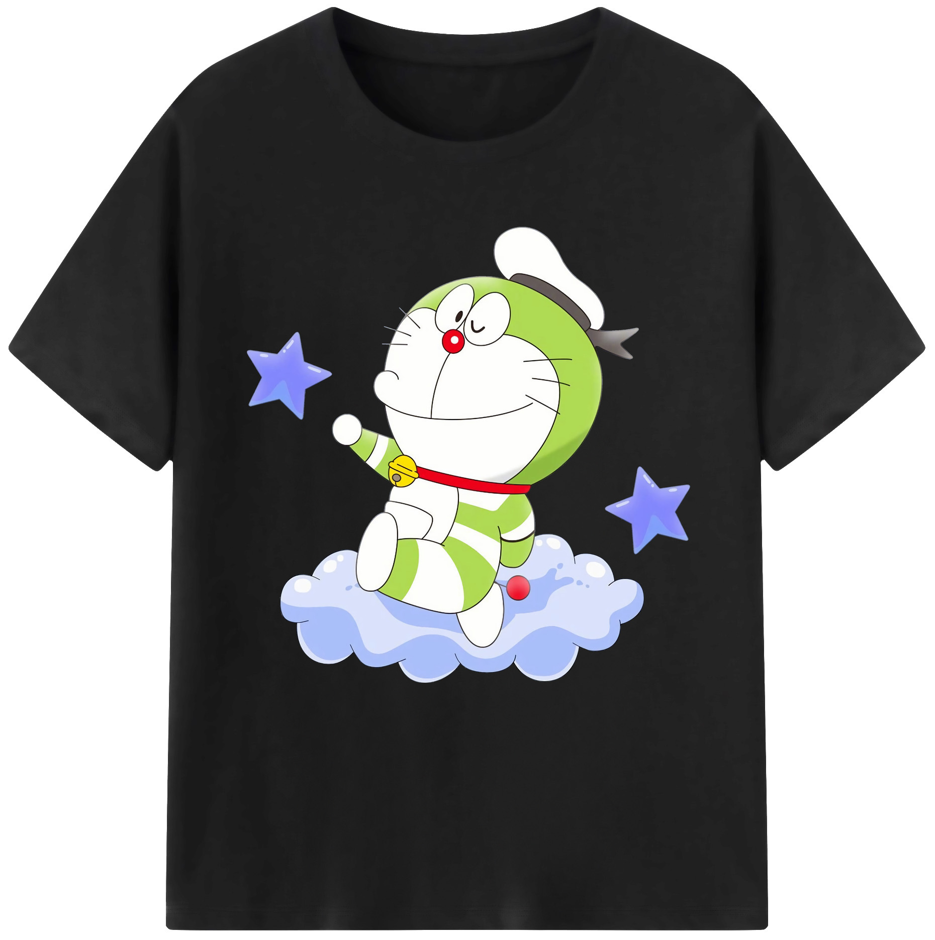 （画像用） ドラえもん Doraemon 綿100％半袖Tシャツ（フロントプリント）