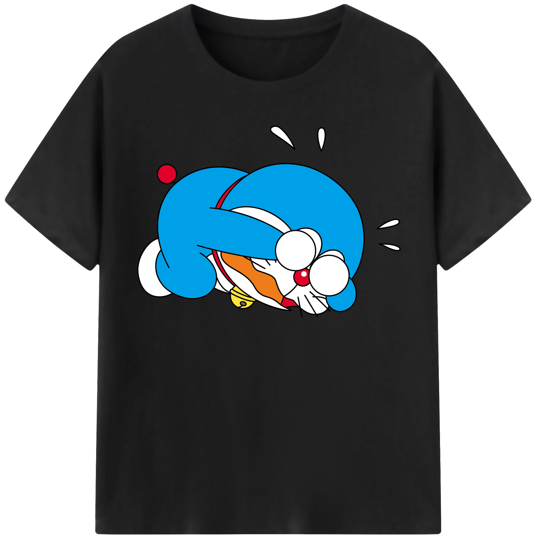 （画像用） ドラえもん Doraemon 綿100％半袖Tシャツ（フロントプリント）