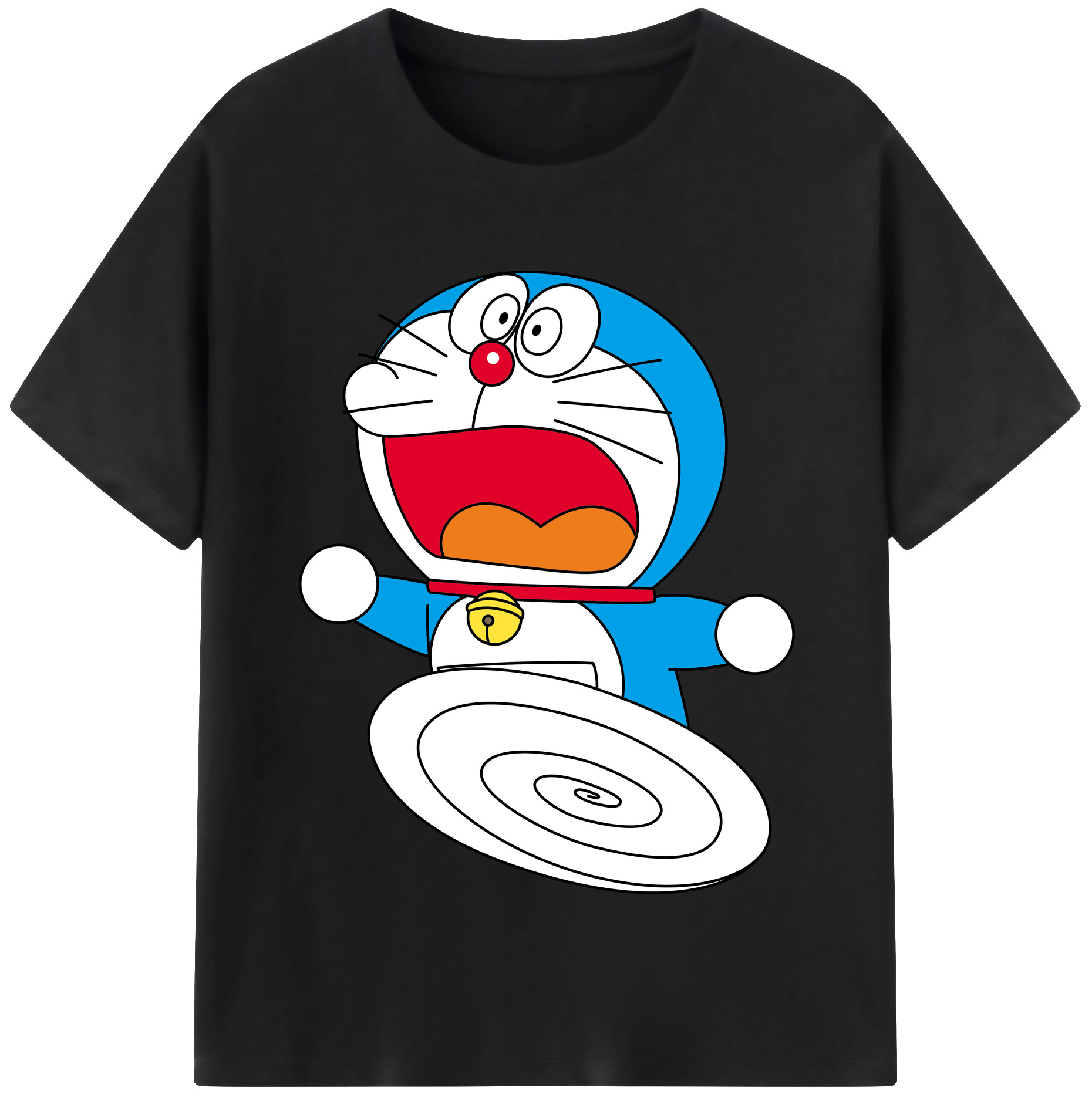 （画像用） ドラえもん Doraemon 綿100％半袖Tシャツ（フロントプリント）