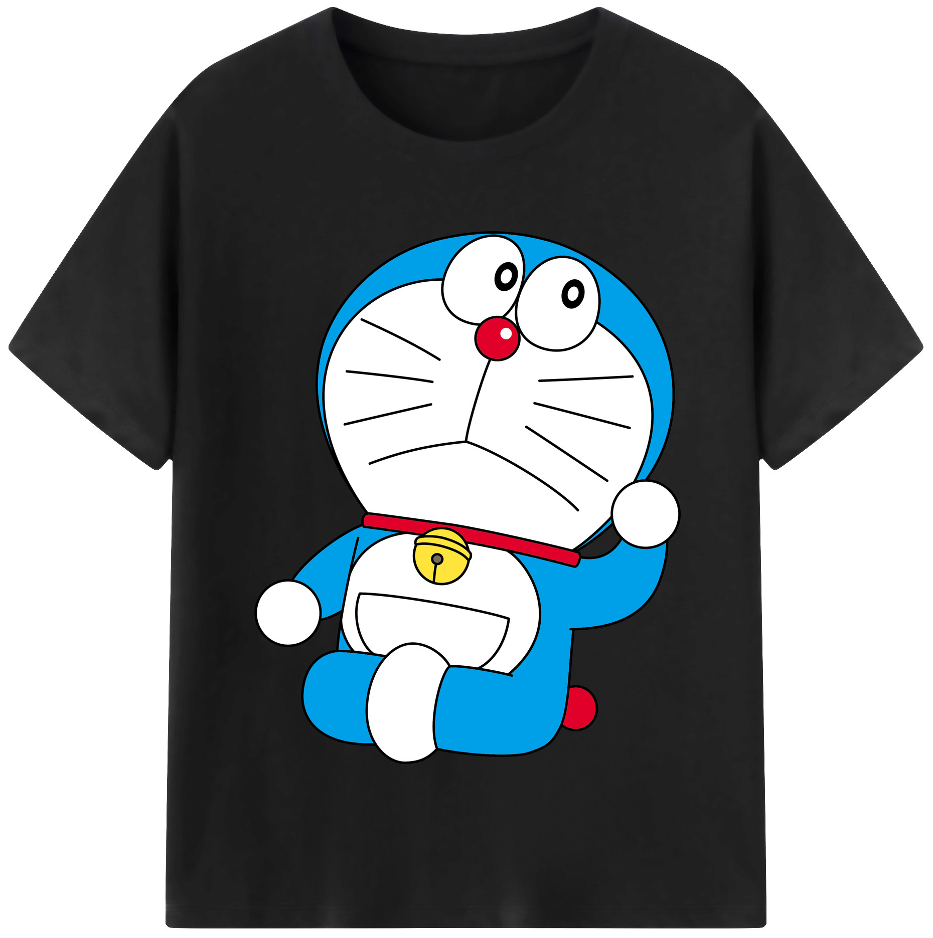 （画像用） ドラえもん Doraemon 綿100％半袖Tシャツ（フロントプリント）