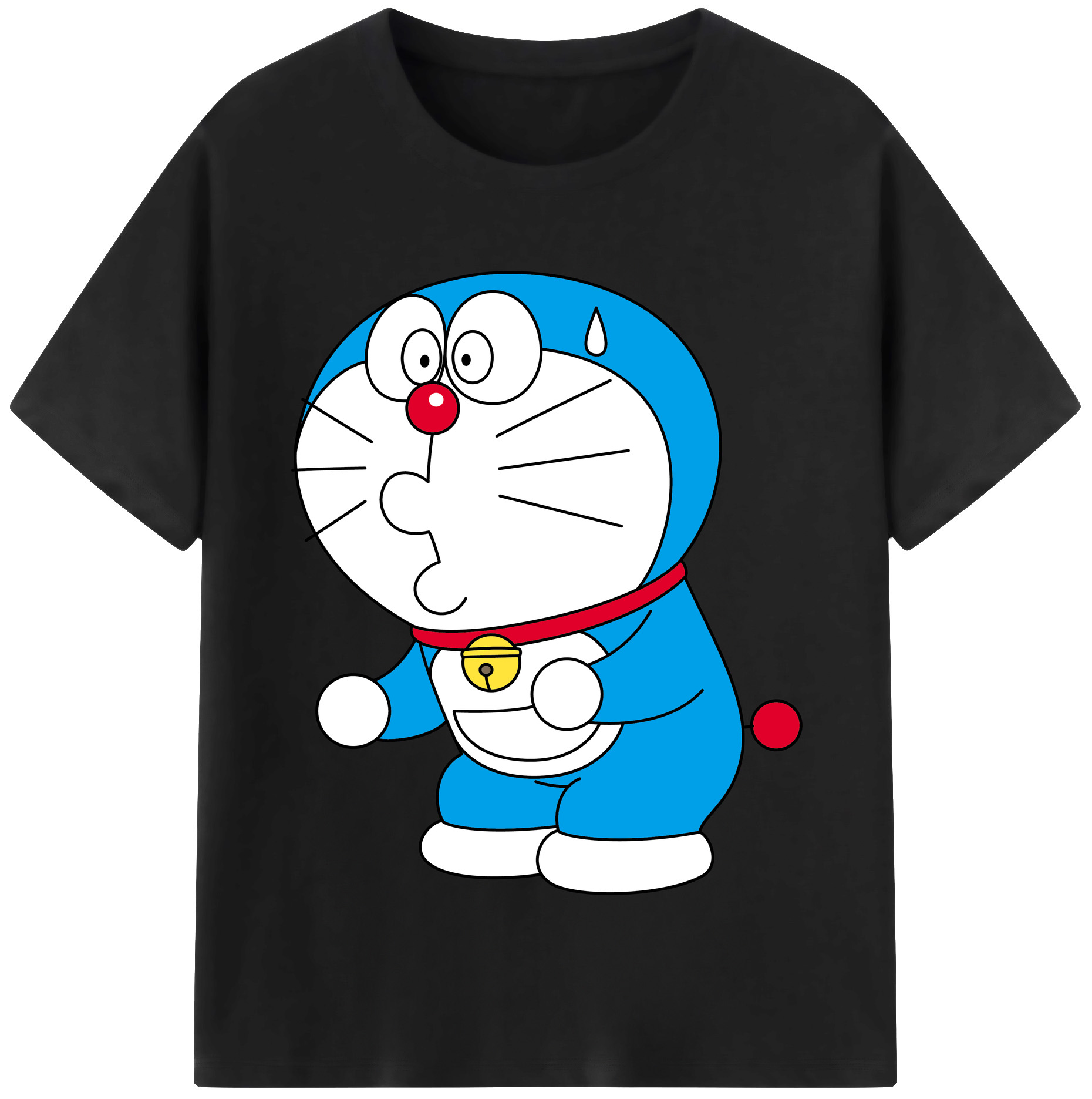 （画像用） ドラえもん Doraemon 綿100％半袖Tシャツ（フロントプリント）