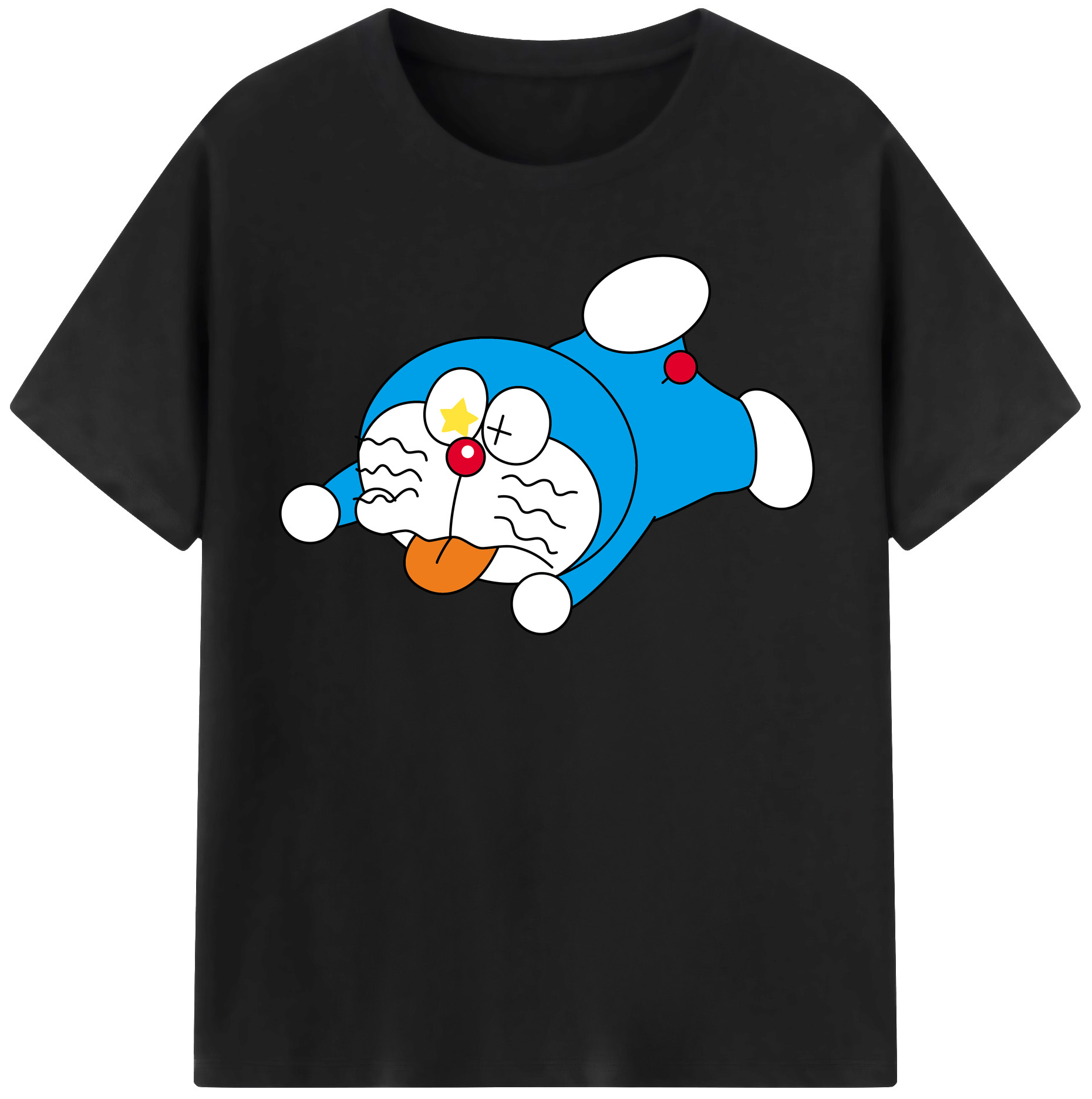 （画像用） ドラえもん Doraemon 綿100％半袖Tシャツ（フロントプリント）