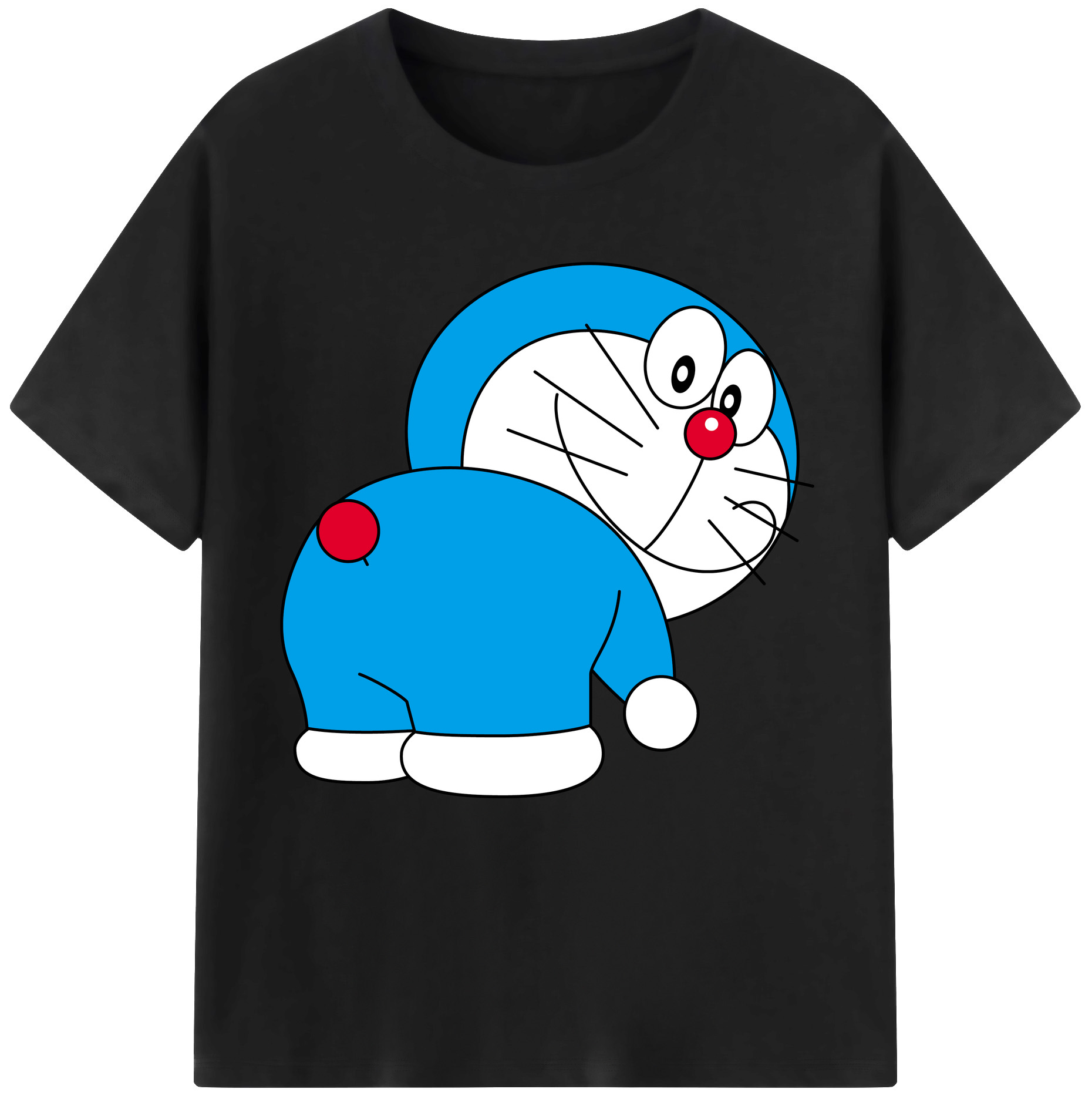 （画像用） ドラえもん Doraemon 綿100％半袖Tシャツ（フロントプリント）