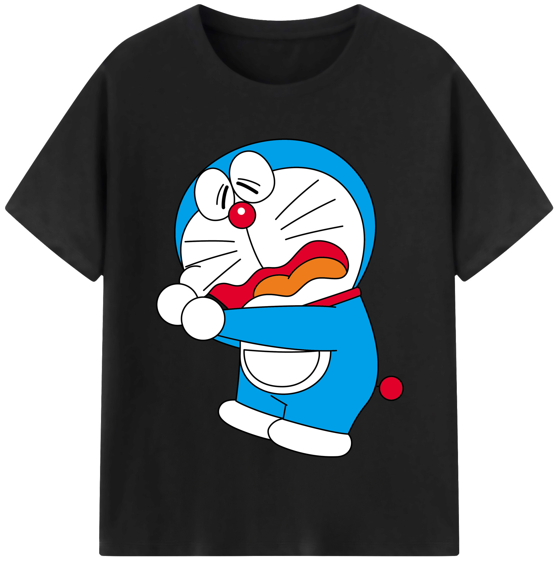 （画像用） ドラえもん Doraemon 綿100％半袖Tシャツ（フロントプリント）