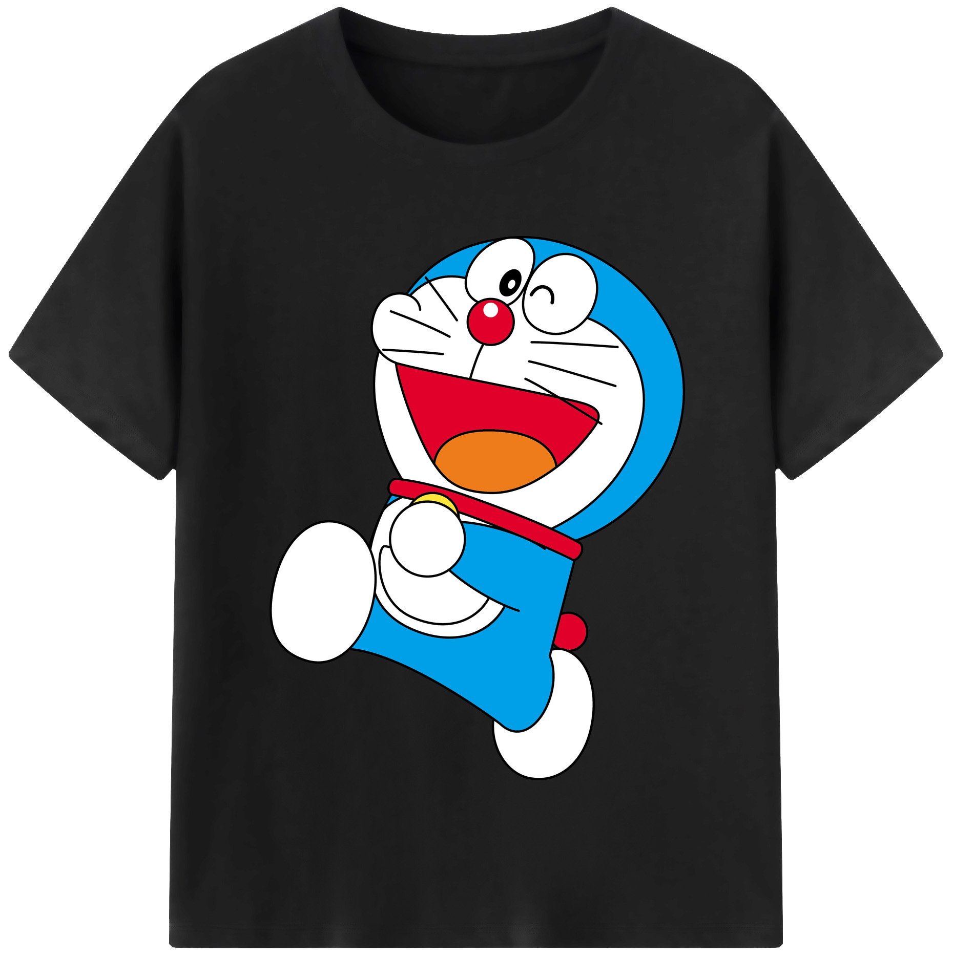 （画像用） ドラえもん Doraemon 綿100％半袖Tシャツ（フロントプリント）