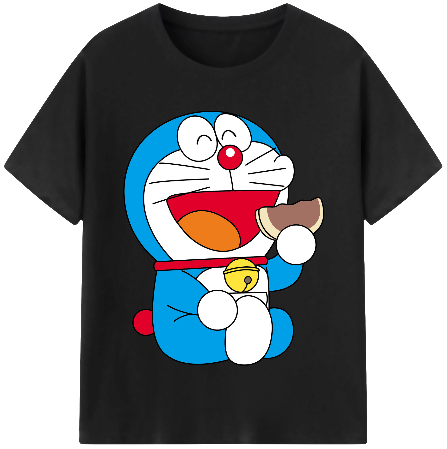 （画像用） ドラえもん Doraemon 綿100％半袖Tシャツ（フロントプリント）