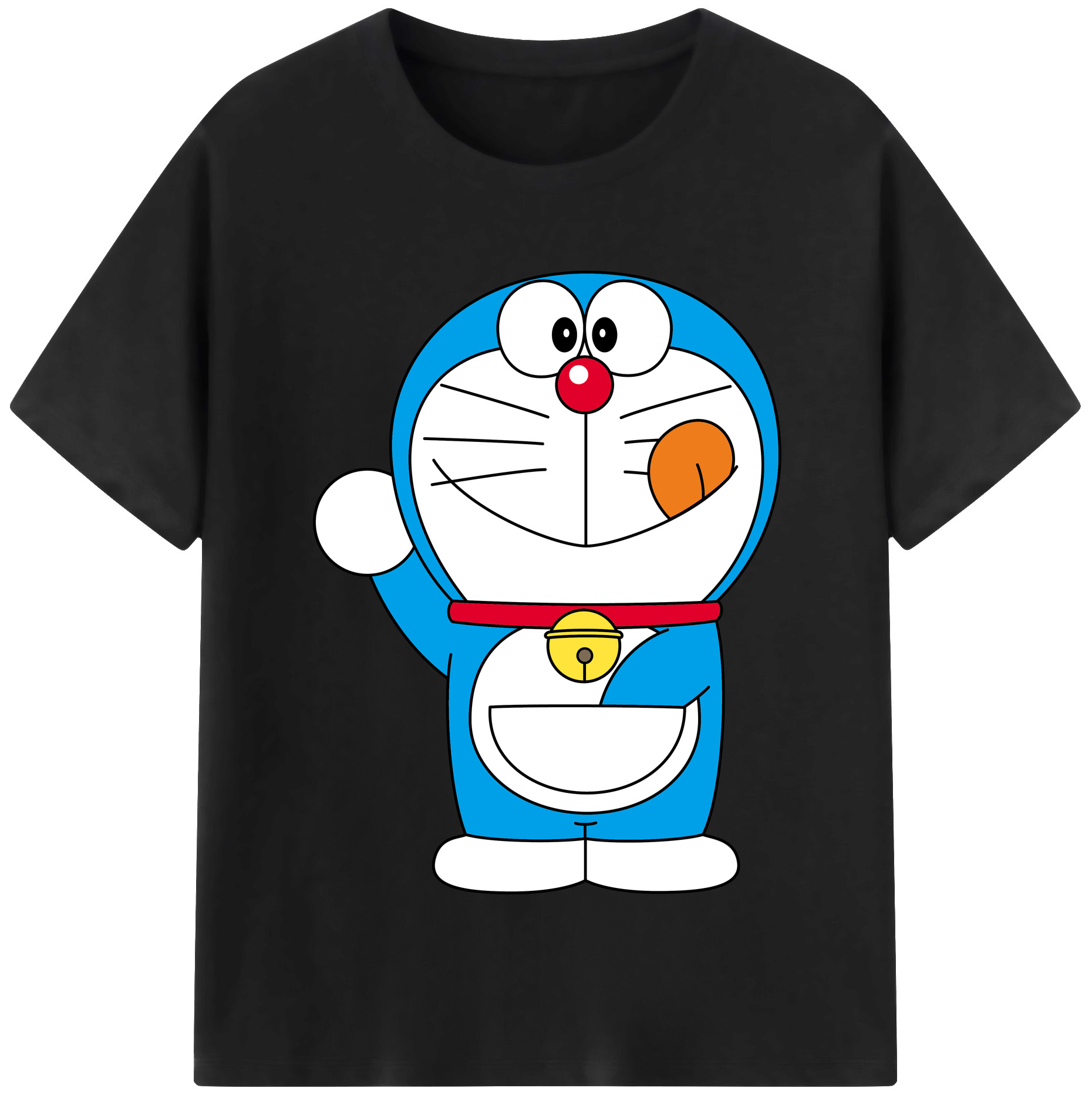 （画像用） ドラえもん Doraemon 綿100％半袖Tシャツ（フロントプリント）