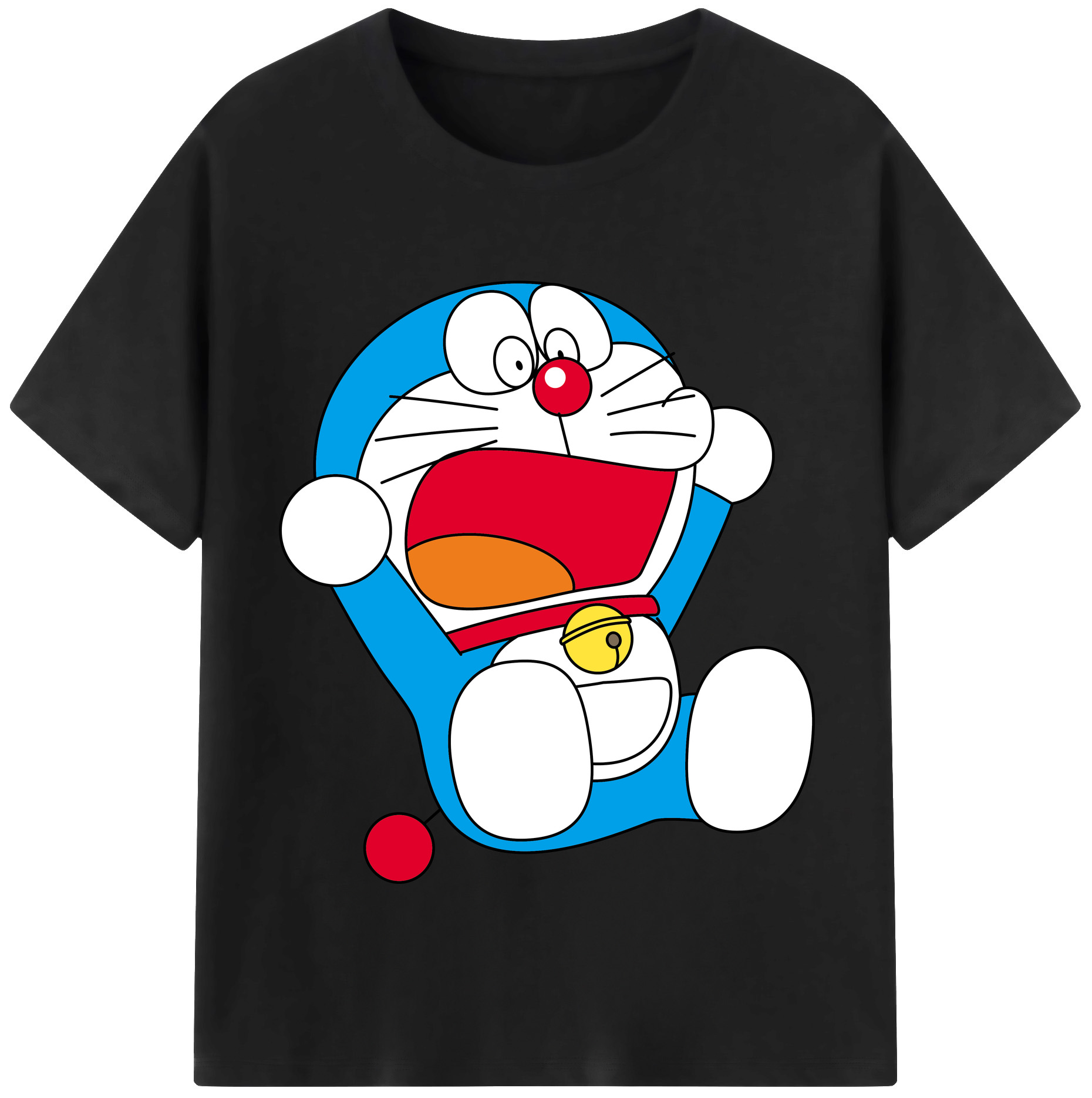 （画像用） ドラえもん Doraemon 綿100％半袖Tシャツ（フロントプリント）