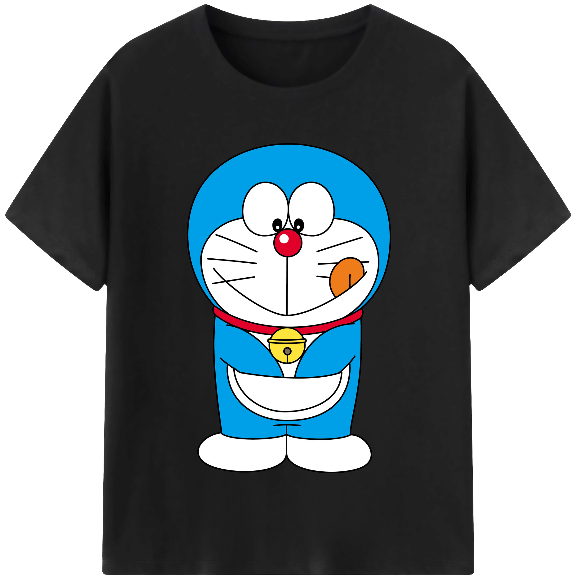（画像用） ドラえもん Doraemon 綿100％半袖Tシャツ（フロントプリント）