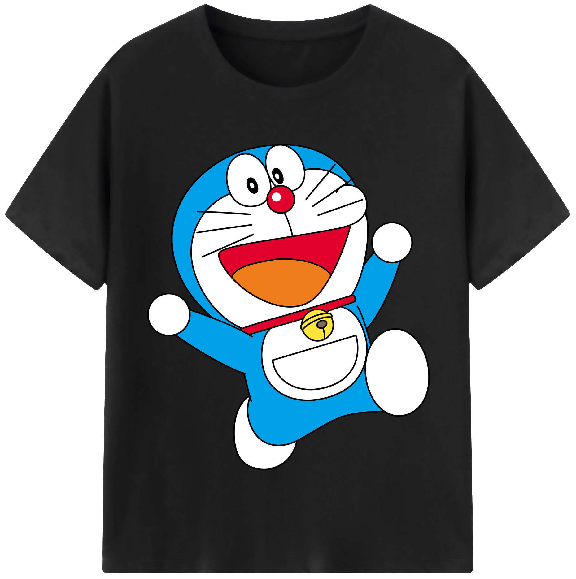 （画像用） ドラえもん Doraemon 綿100％半袖Tシャツ（フロントプリント）