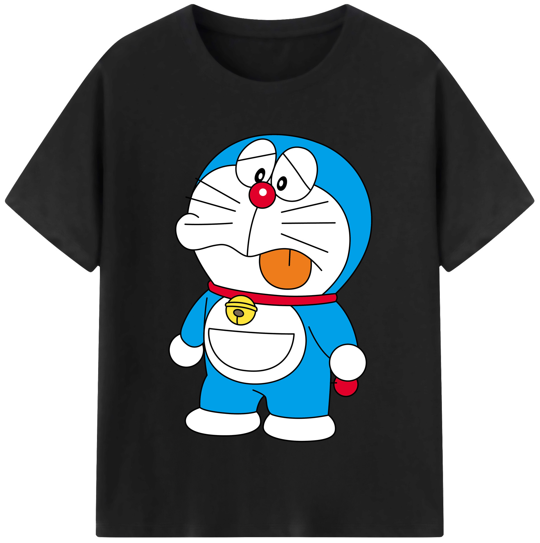 （画像用） ドラえもん Doraemon 綿100％半袖Tシャツ（フロントプリント）