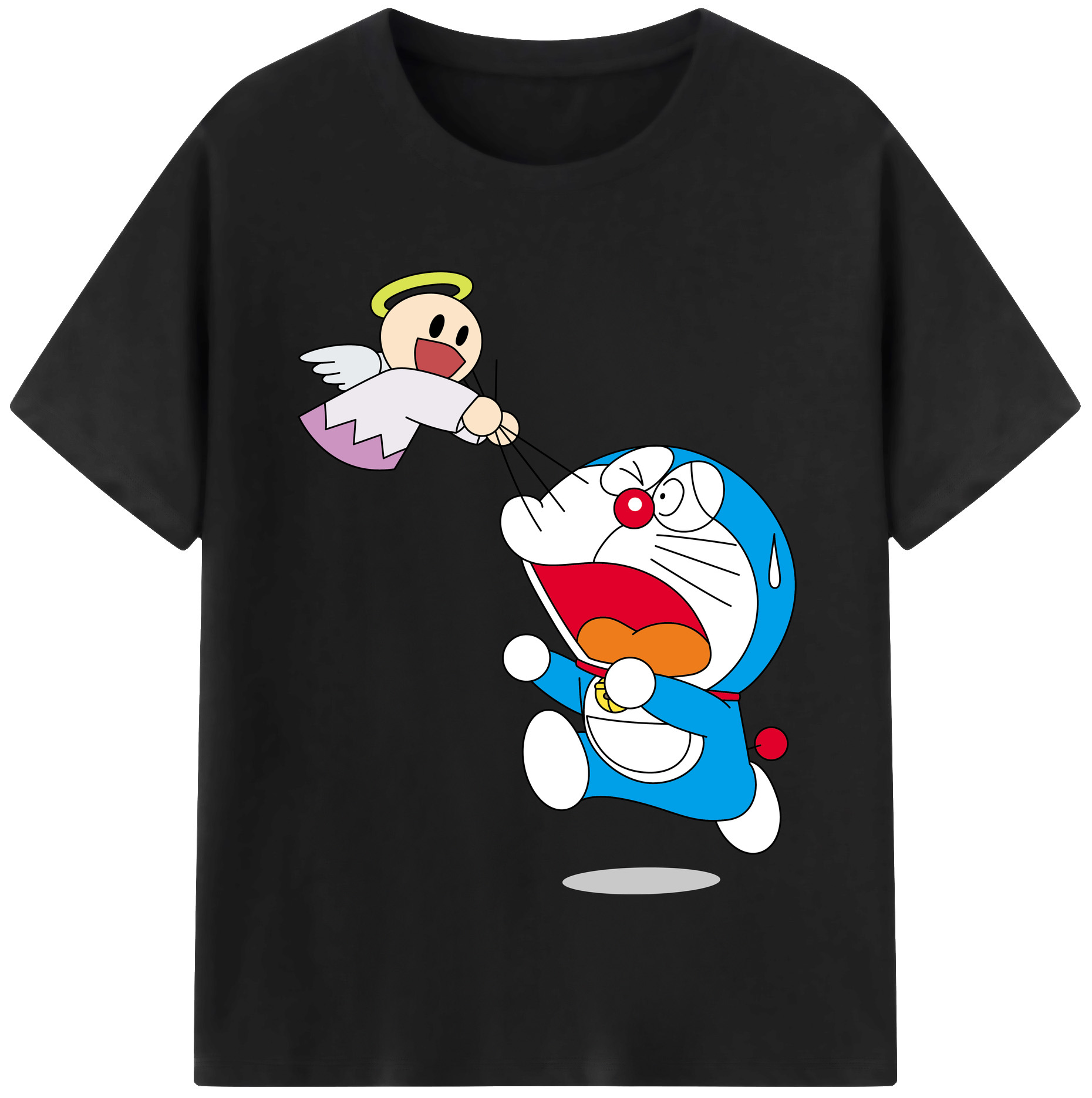 （画像用） ドラえもん Doraemon 綿100％半袖Tシャツ（フロントプリント）