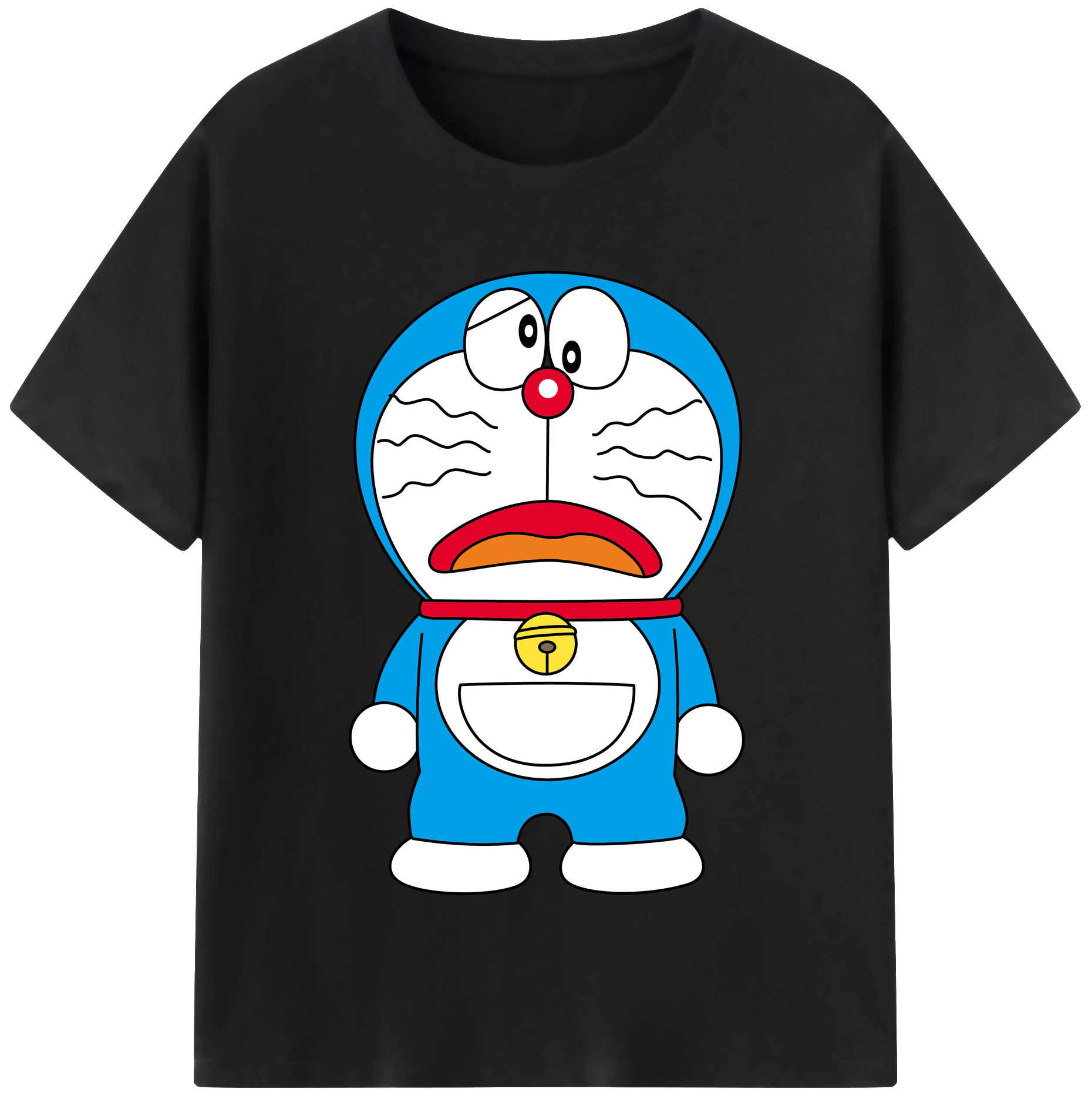 （画像用） ドラえもん Doraemon 綿100％半袖Tシャツ（フロントプリント）