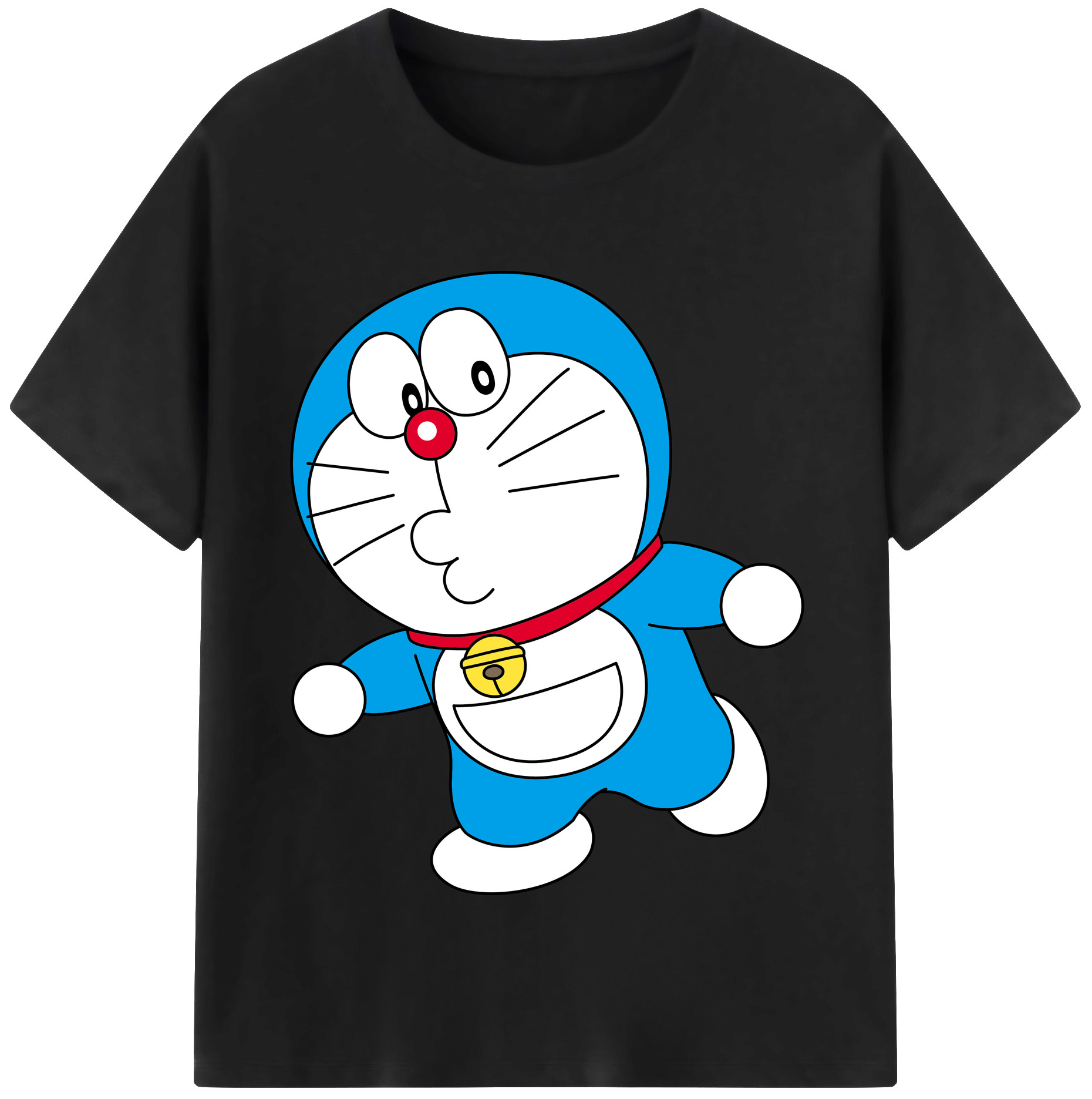 （画像用） ドラえもん Doraemon 綿100％半袖Tシャツ（フロントプリント）