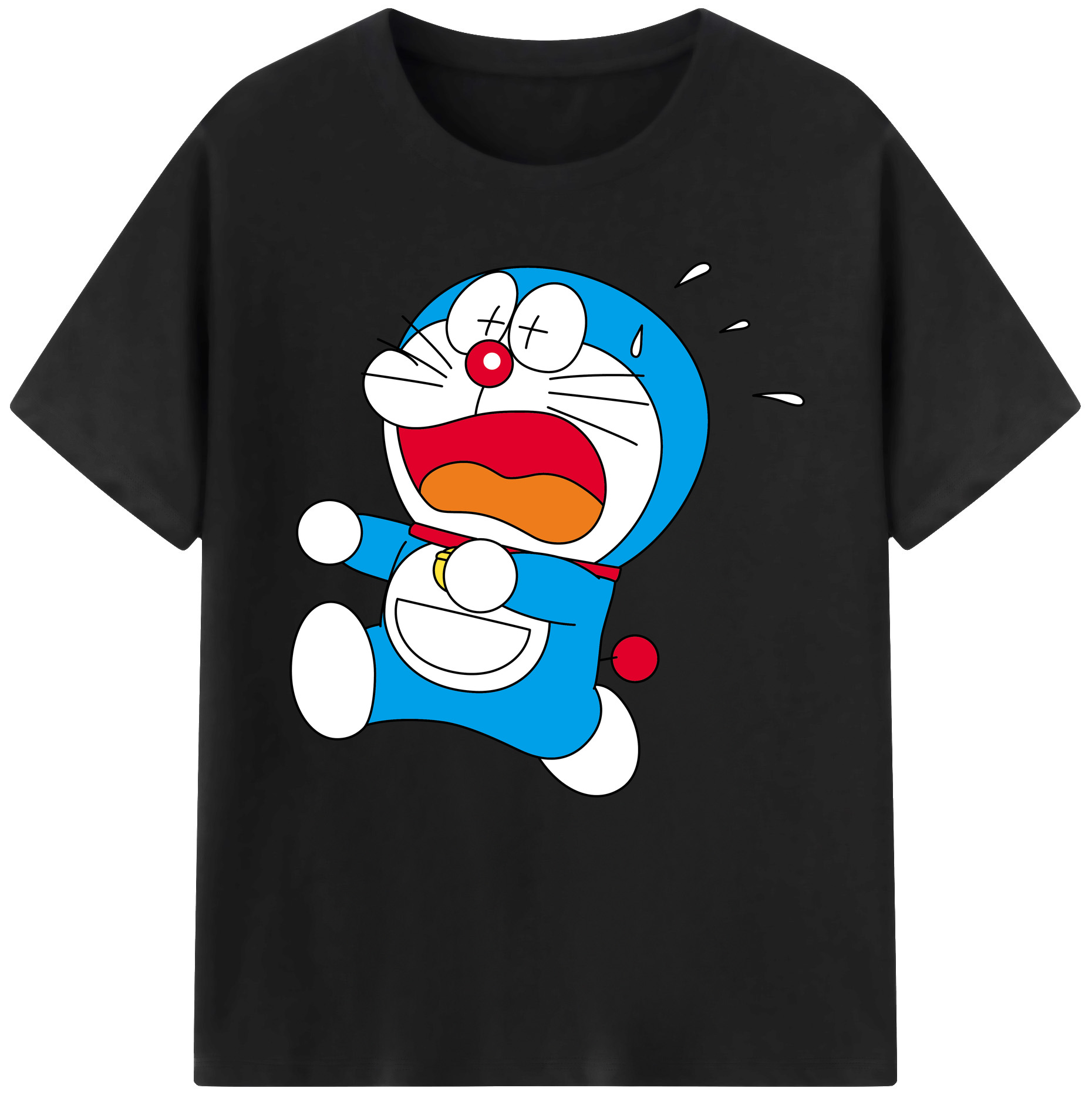 （画像用） ドラえもん Doraemon 綿100％半袖Tシャツ（フロントプリント）
