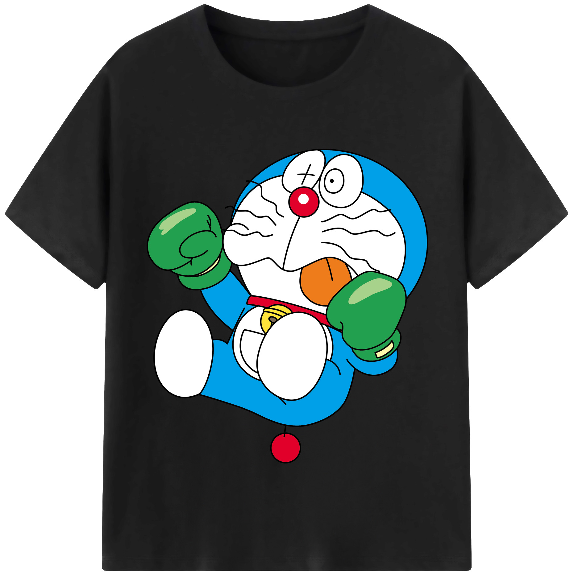 （画像用） ドラえもん Doraemon 綿100％半袖Tシャツ（フロントプリント）