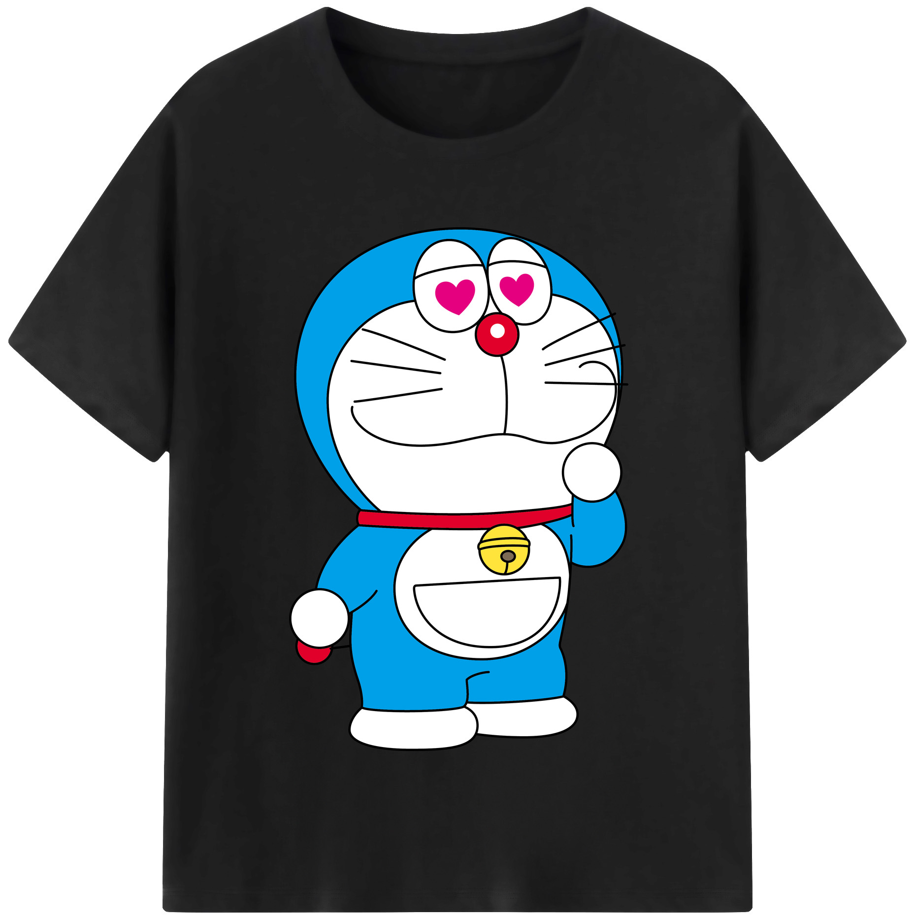 （画像用） ドラえもん Doraemon 綿100％半袖Tシャツ（フロントプリント）