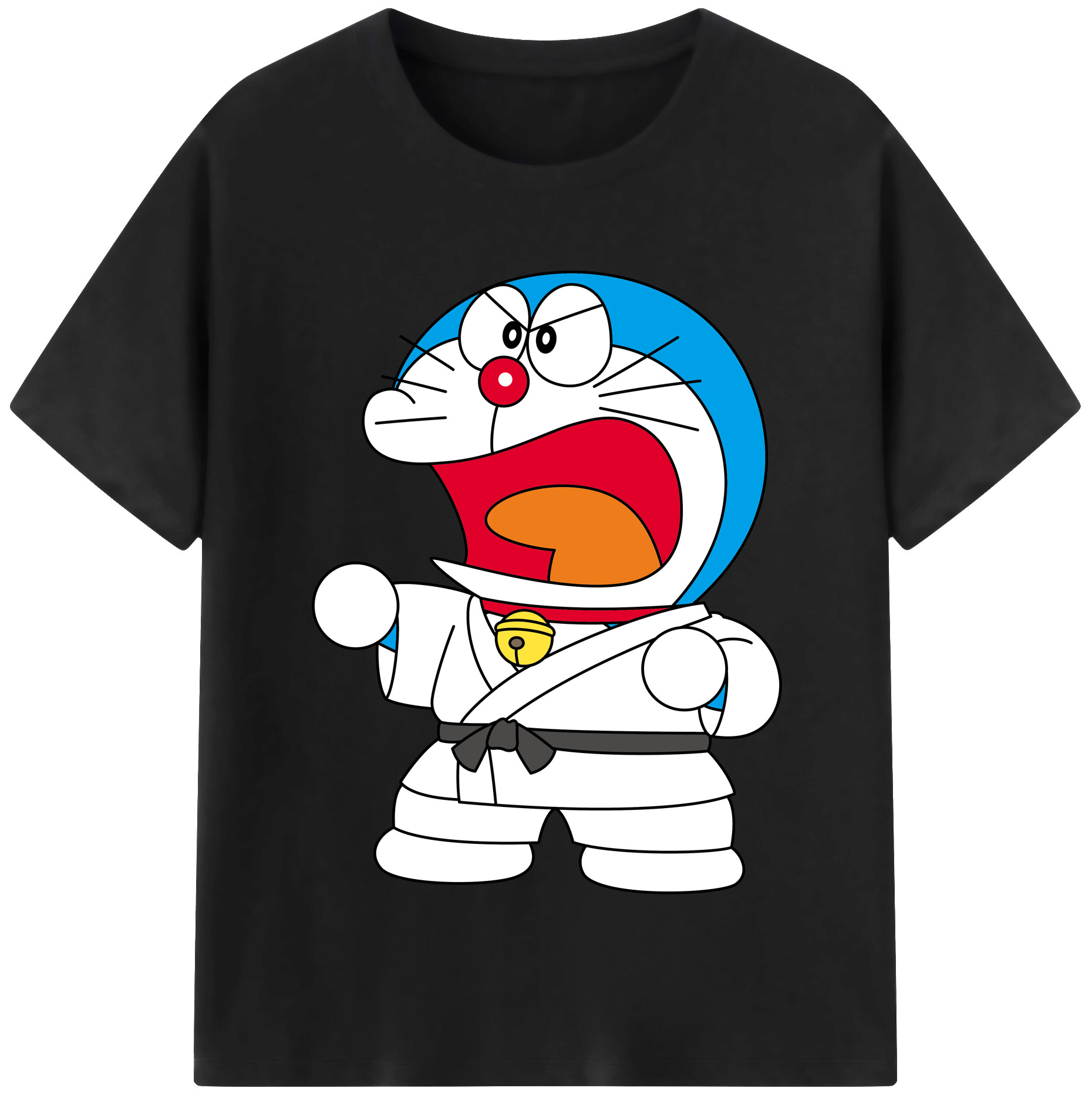 （画像用） ドラえもん Doraemon 綿100％半袖Tシャツ（フロントプリント）
