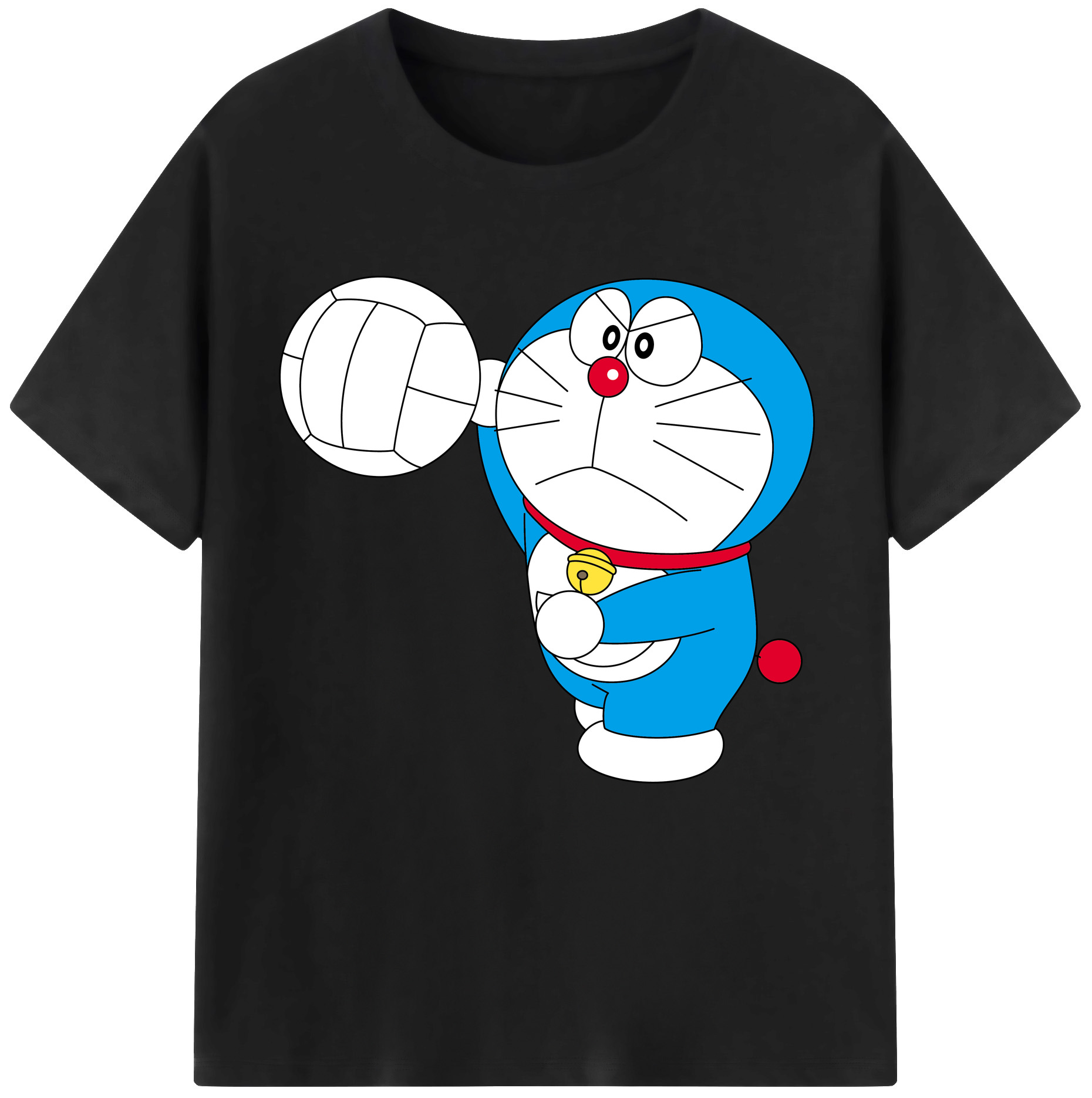 （画像用） ドラえもん Doraemon 綿100％半袖Tシャツ（フロントプリント）