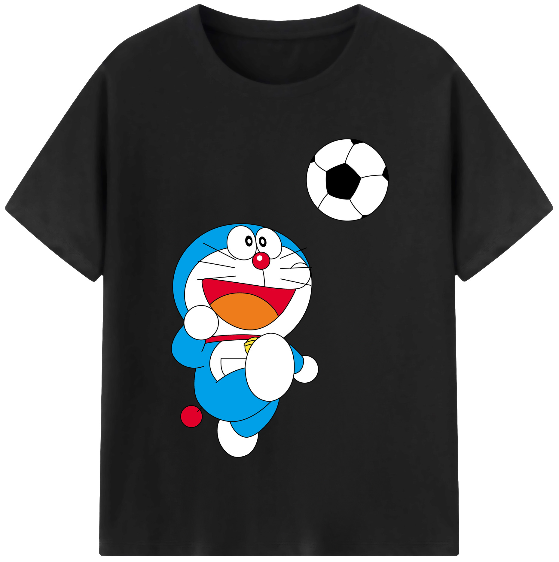 （画像用） ドラえもん Doraemon 綿100％半袖Tシャツ（フロントプリント）