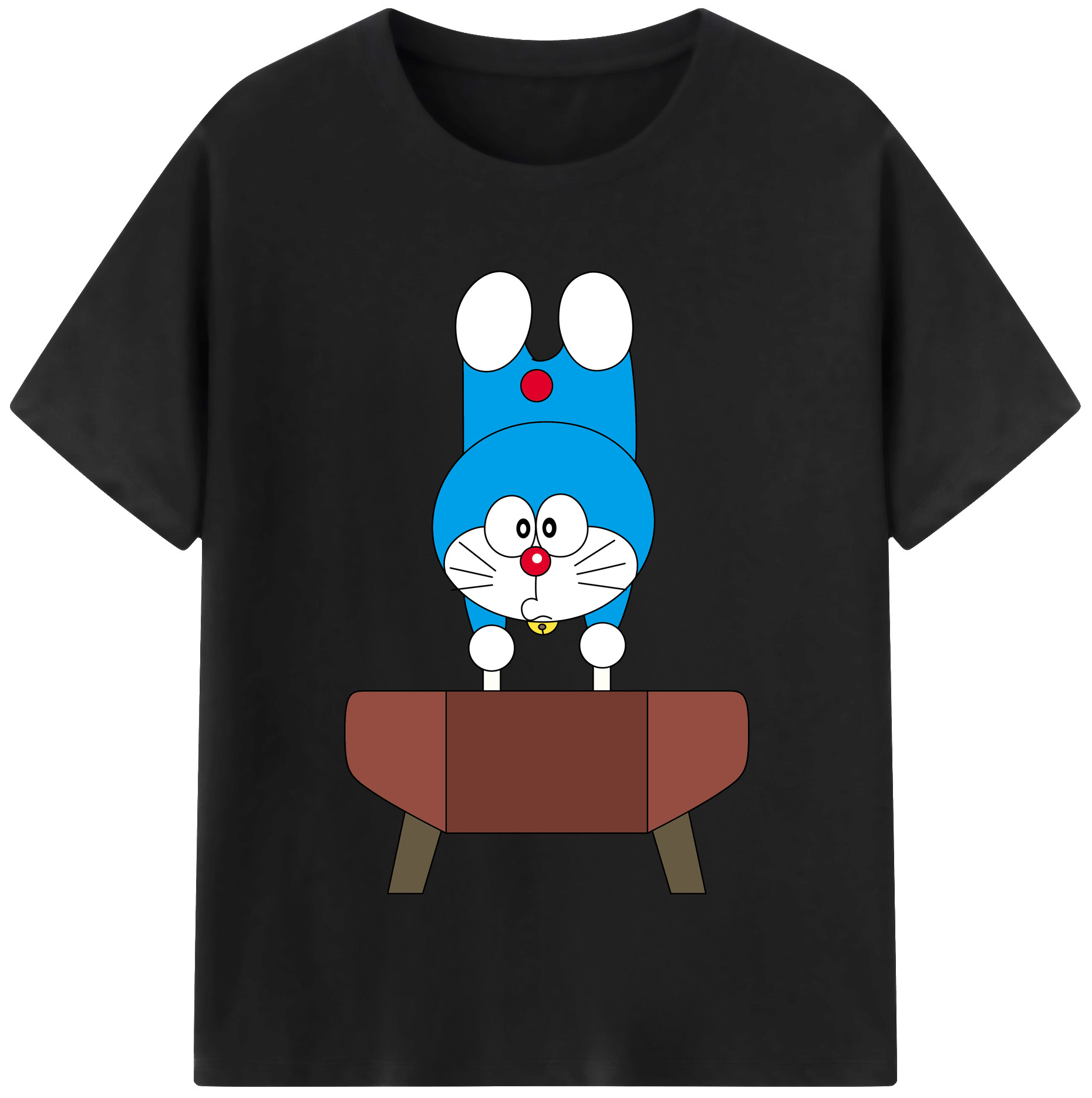 （画像用） ドラえもん Doraemon 綿100％半袖Tシャツ（フロントプリント）