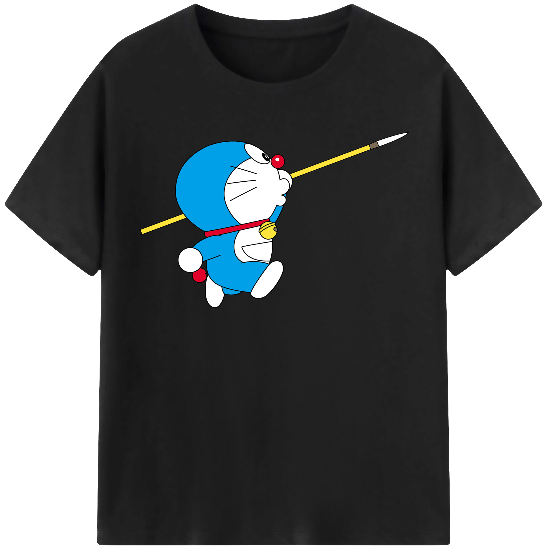 （画像用） ドラえもん Doraemon 綿100％半袖Tシャツ（フロントプリント）