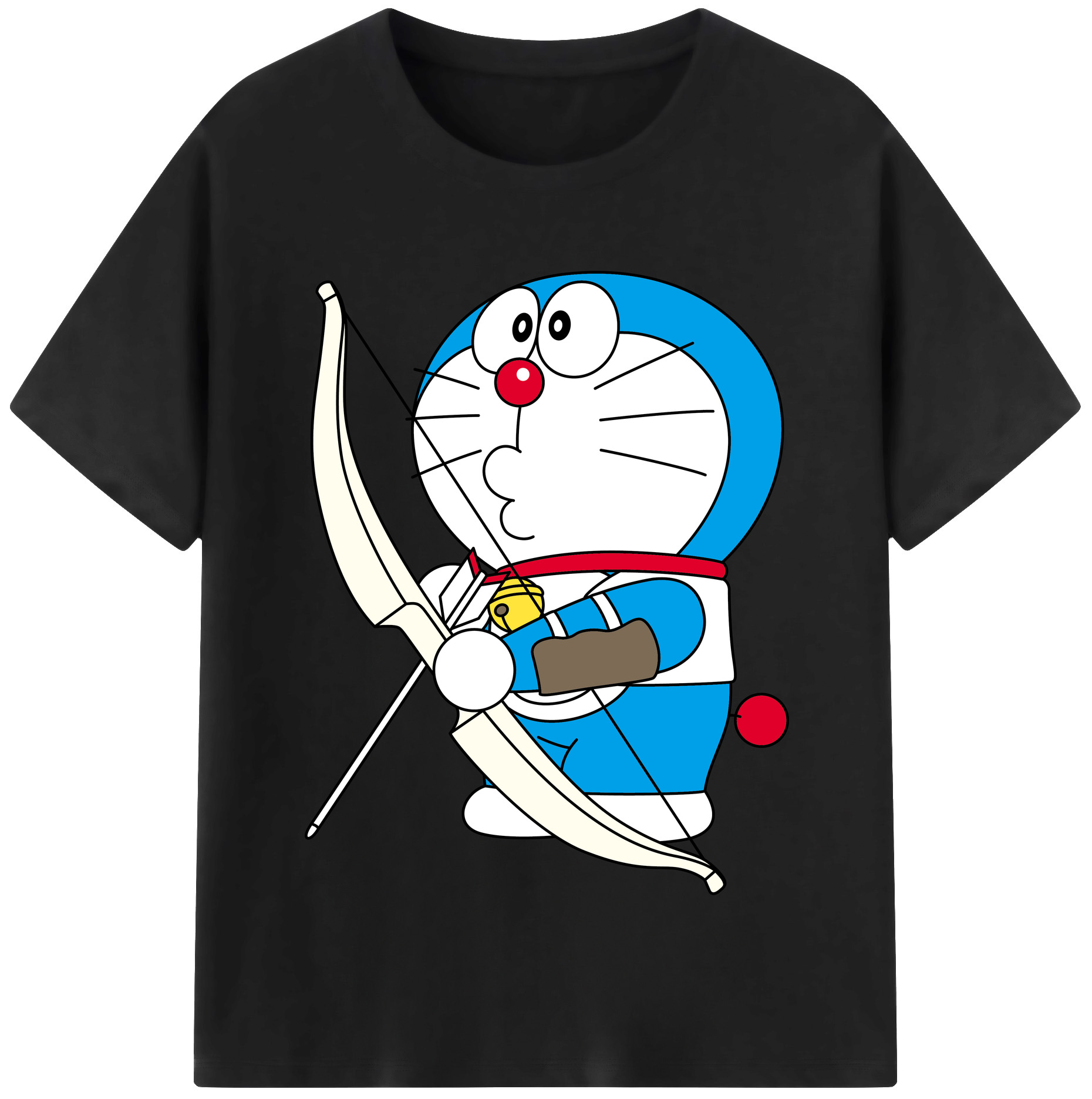 （画像用） ドラえもん Doraemon 綿100％半袖Tシャツ（フロントプリント）
