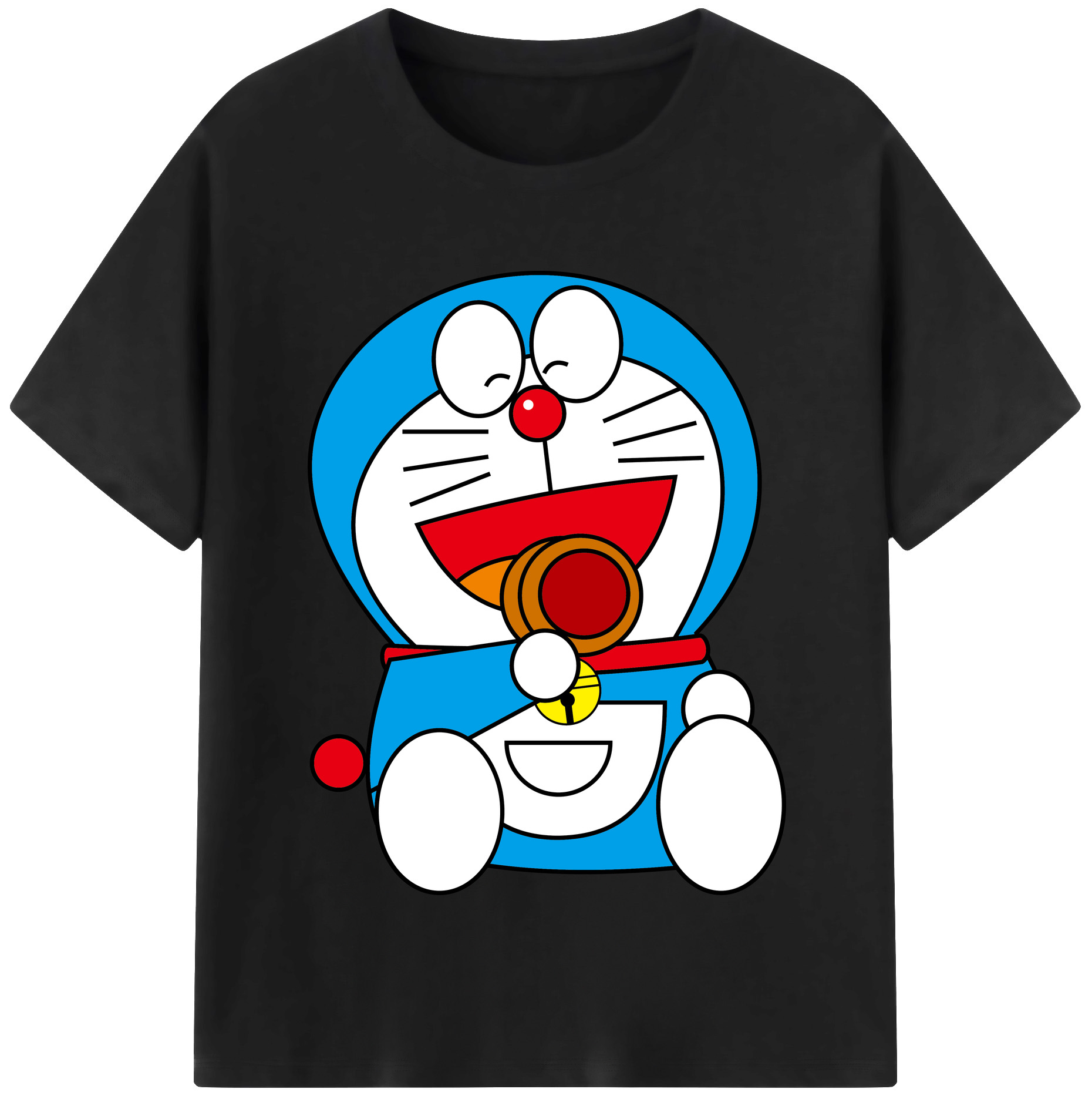 （画像用） ドラえもん Doraemon 綿100％半袖Tシャツ（フロントプリント）