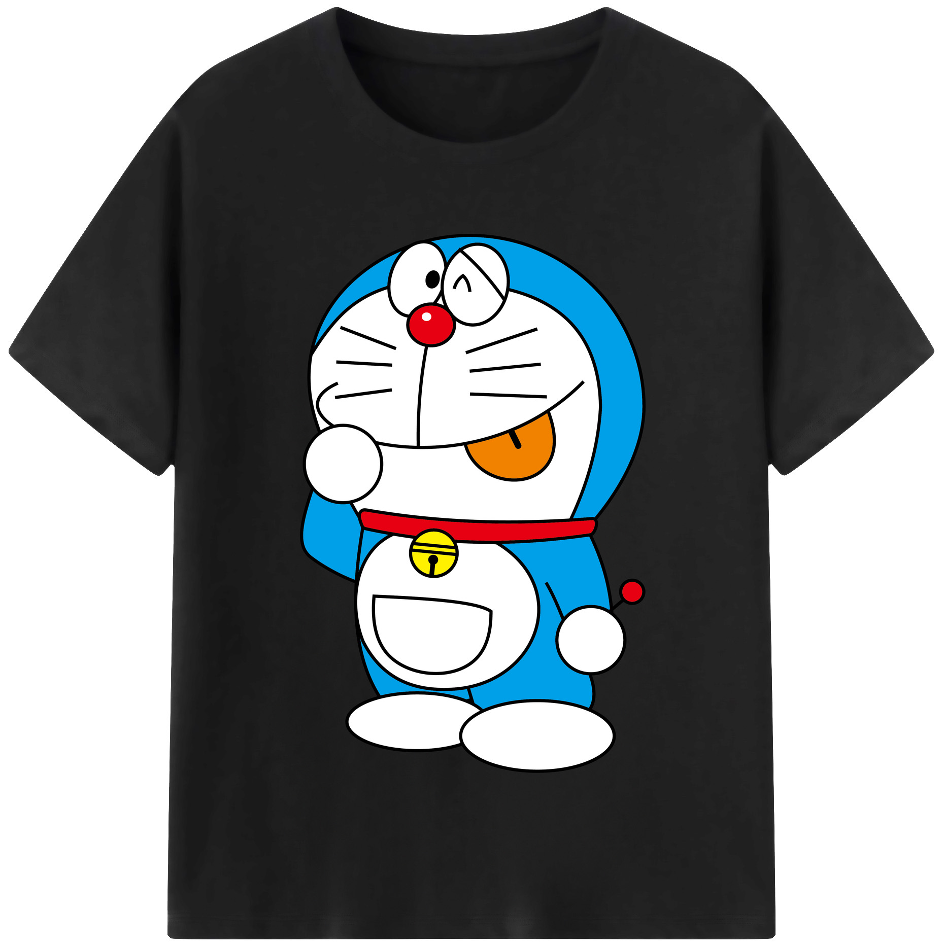 （画像用） ドラえもん Doraemon 綿100％半袖Tシャツ（フロントプリント）