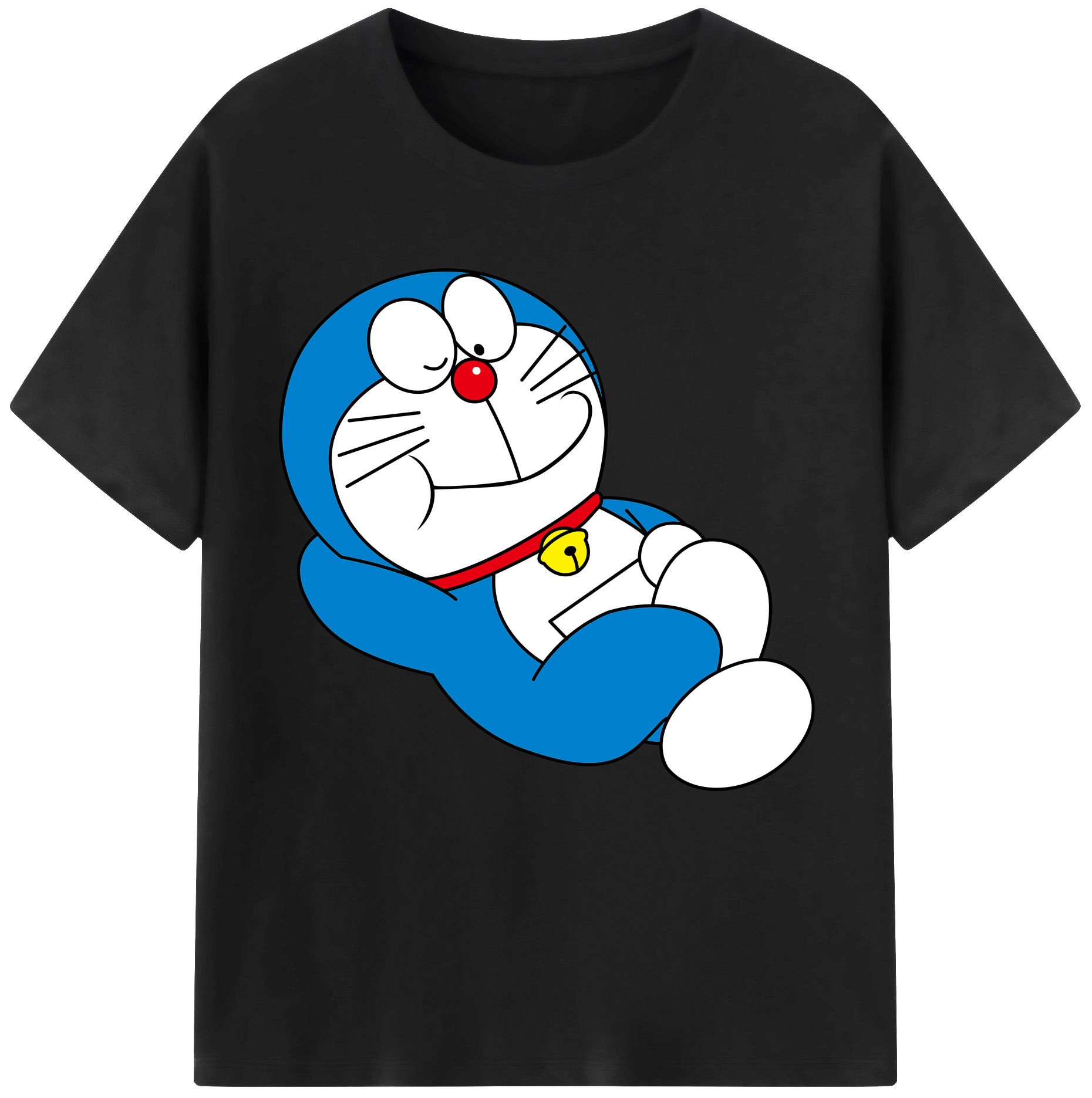 （画像用） ドラえもん Doraemon 綿100％半袖Tシャツ（フロントプリント）