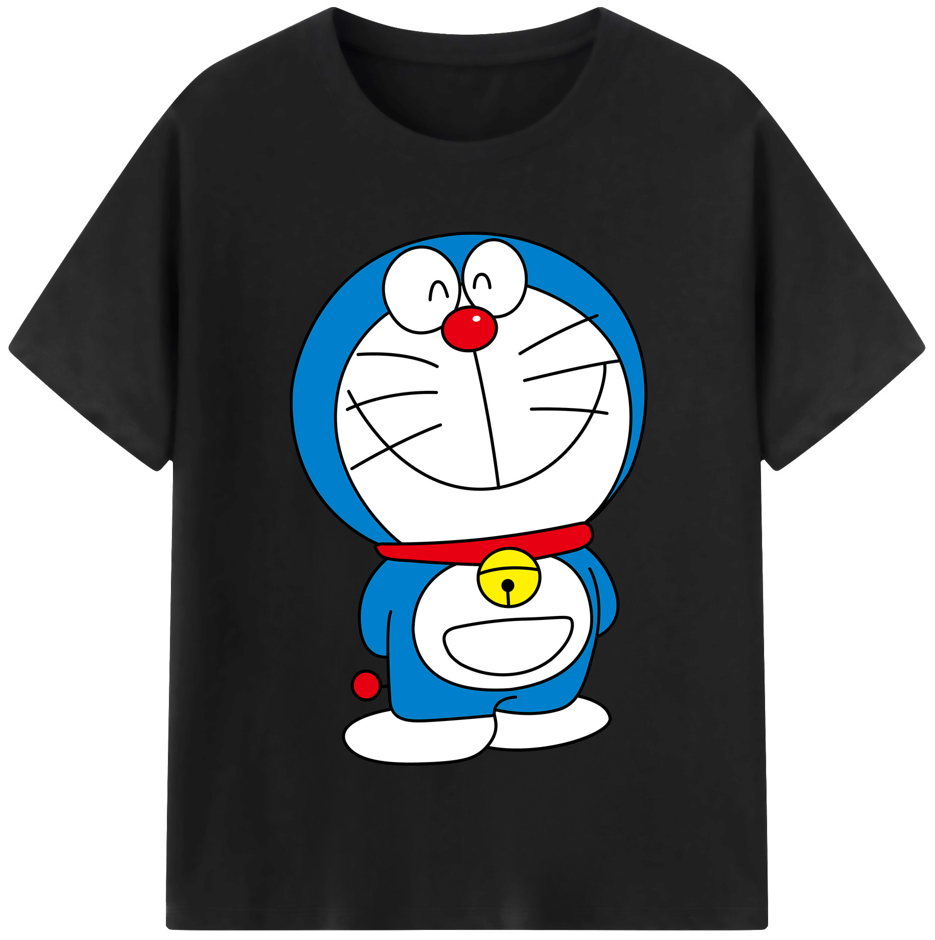 （画像用） ドラえもん Doraemon 綿100％半袖Tシャツ（フロントプリント）