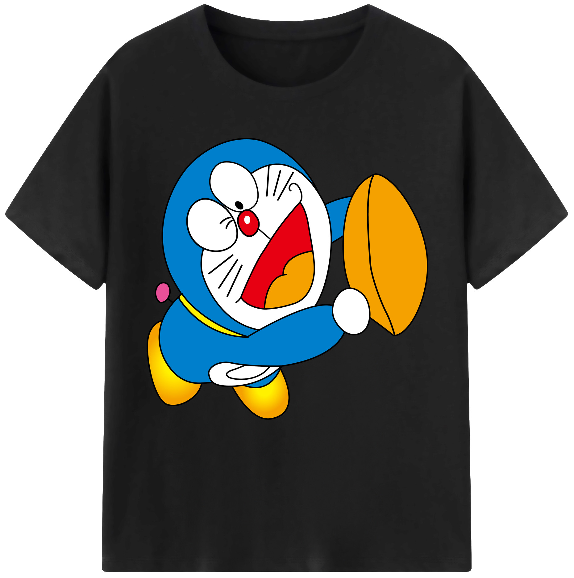 （画像用） ドラえもん Doraemon 綿100％半袖Tシャツ（フロントプリント）
