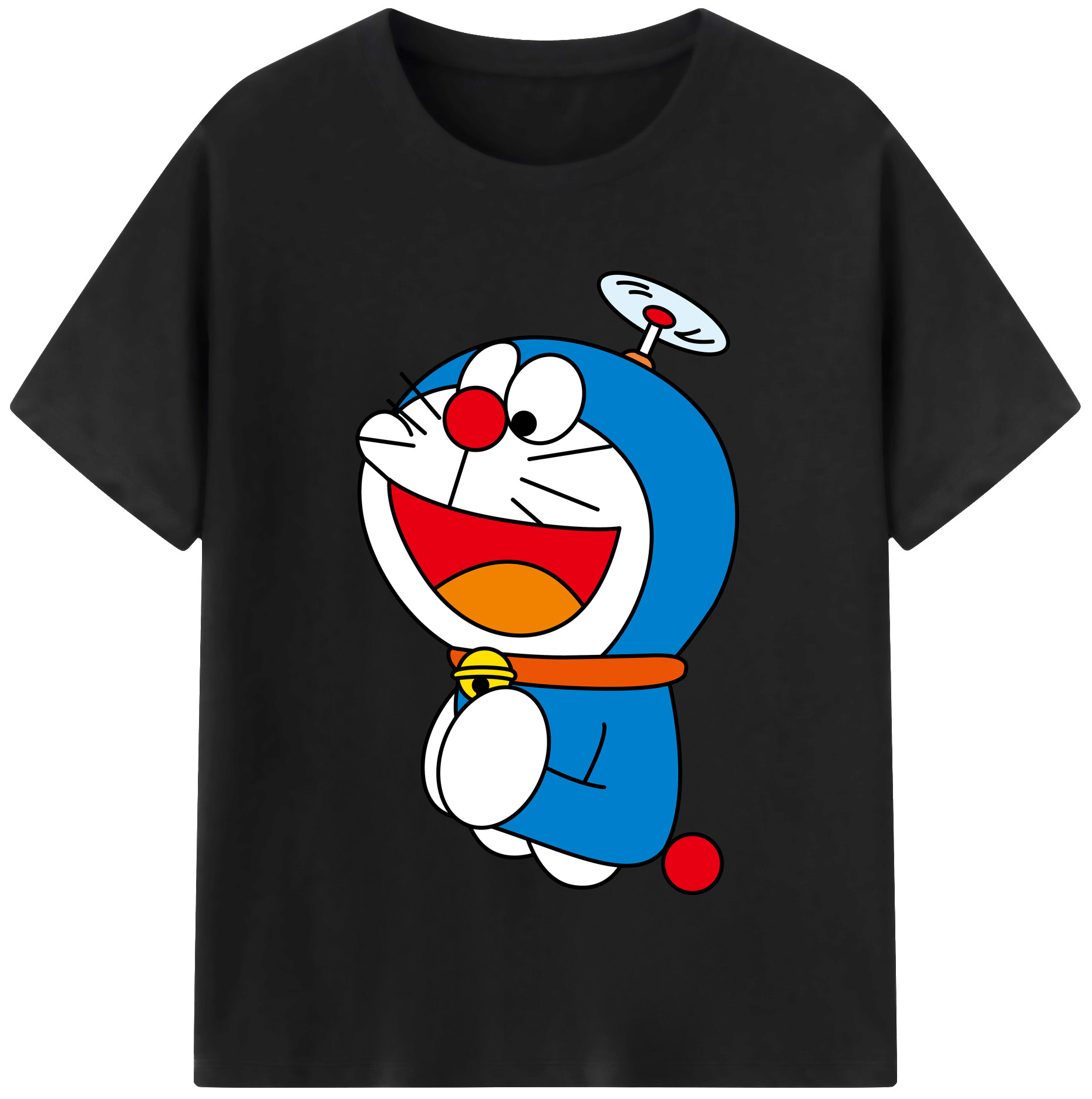 （画像用） ドラえもん Doraemon 綿100％半袖Tシャツ（フロントプリント）