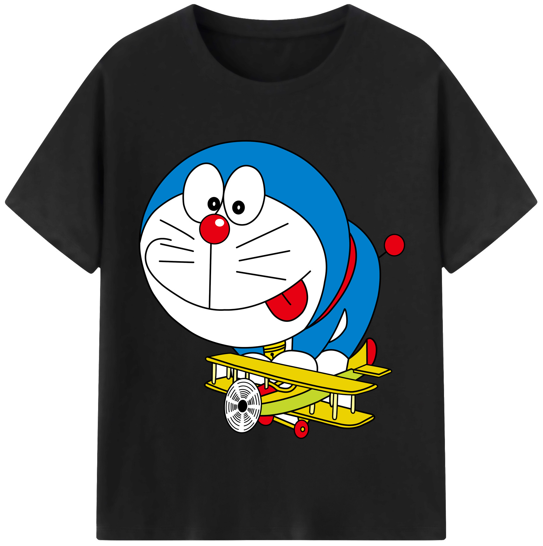 （画像用） ドラえもん Doraemon 綿100％半袖Tシャツ（フロントプリント）