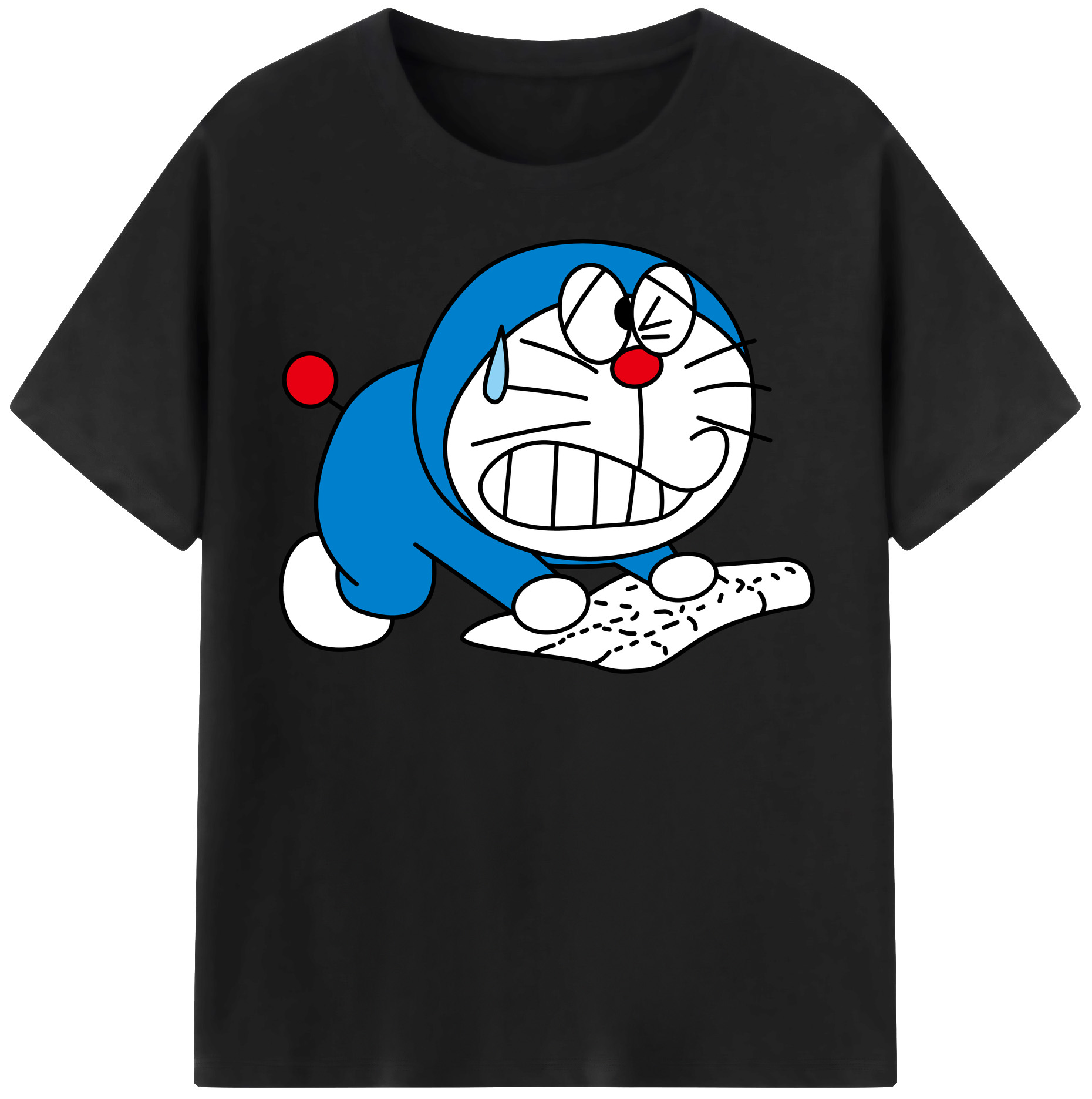 （画像用） ドラえもん Doraemon 綿100％半袖Tシャツ（フロントプリント）
