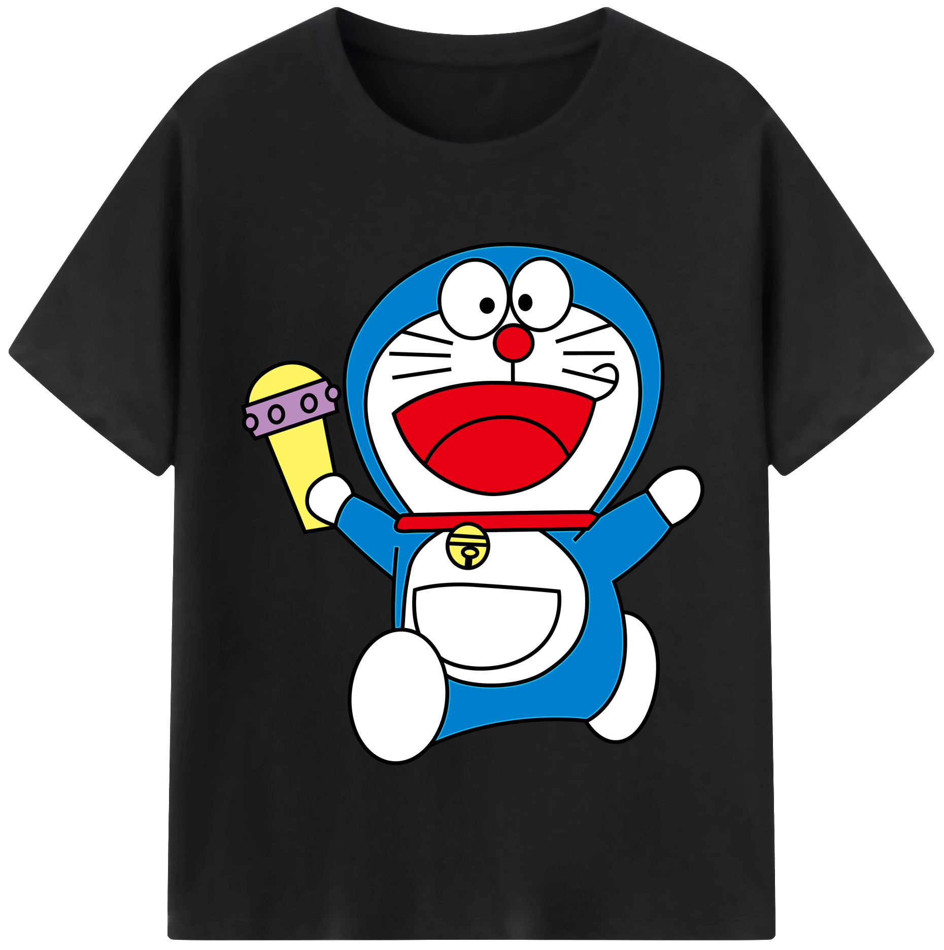 （画像用） ドラえもん Doraemon 綿100％半袖Tシャツ（フロントプリント）