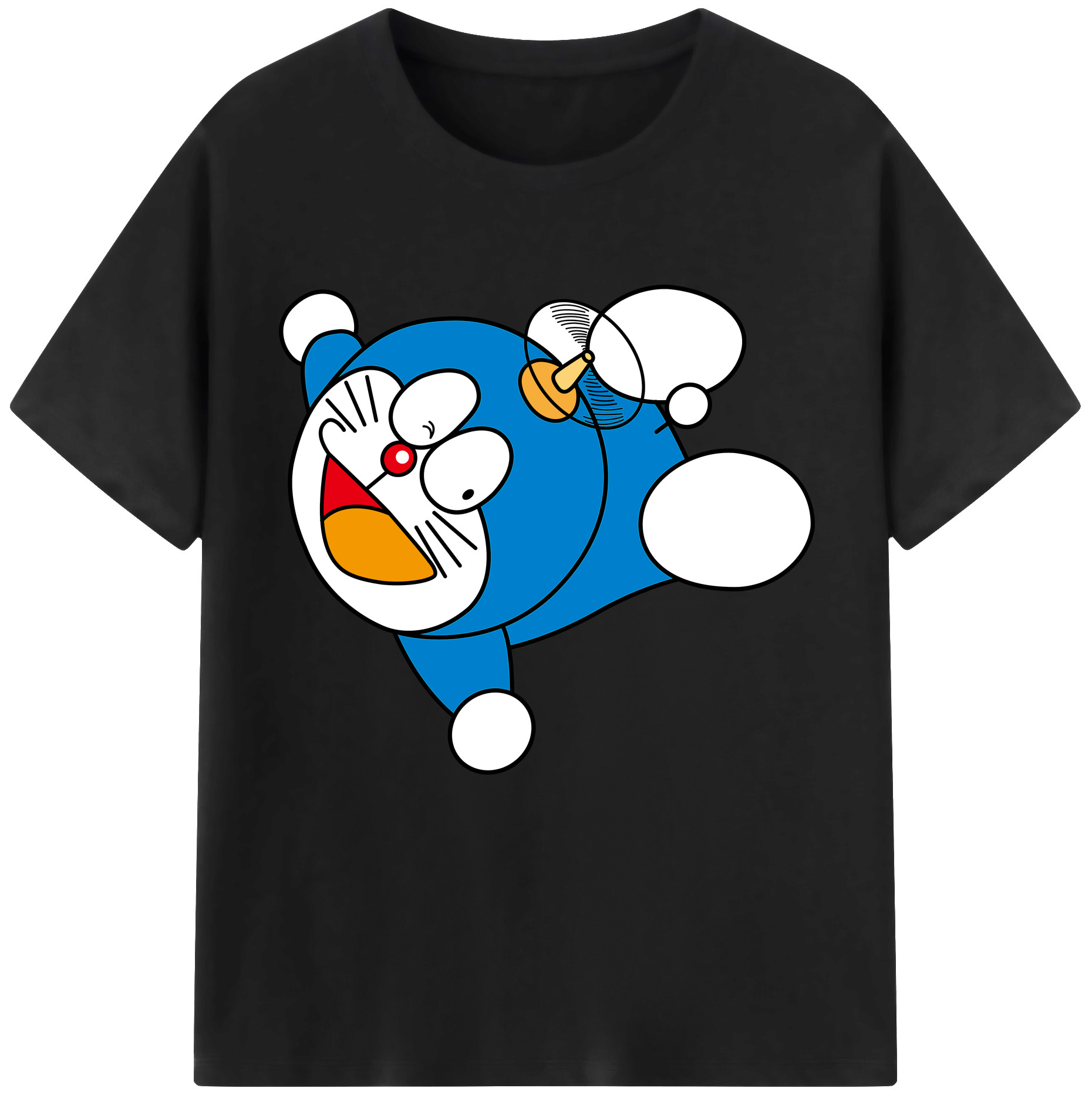 （画像用） ドラえもん Doraemon 綿100％半袖Tシャツ（フロントプリント）