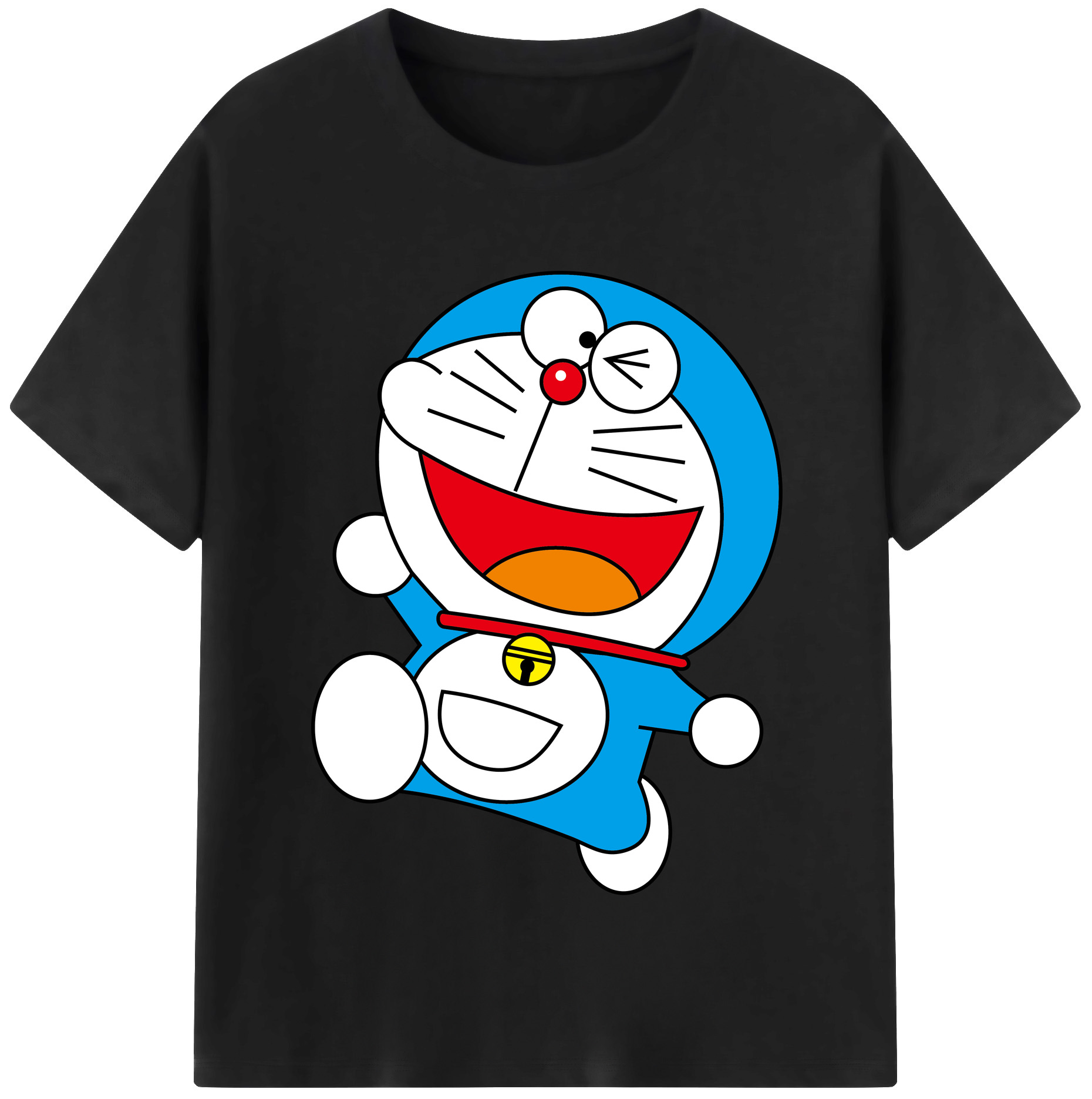 （画像用） ドラえもん Doraemon 綿100％半袖Tシャツ（フロントプリント）