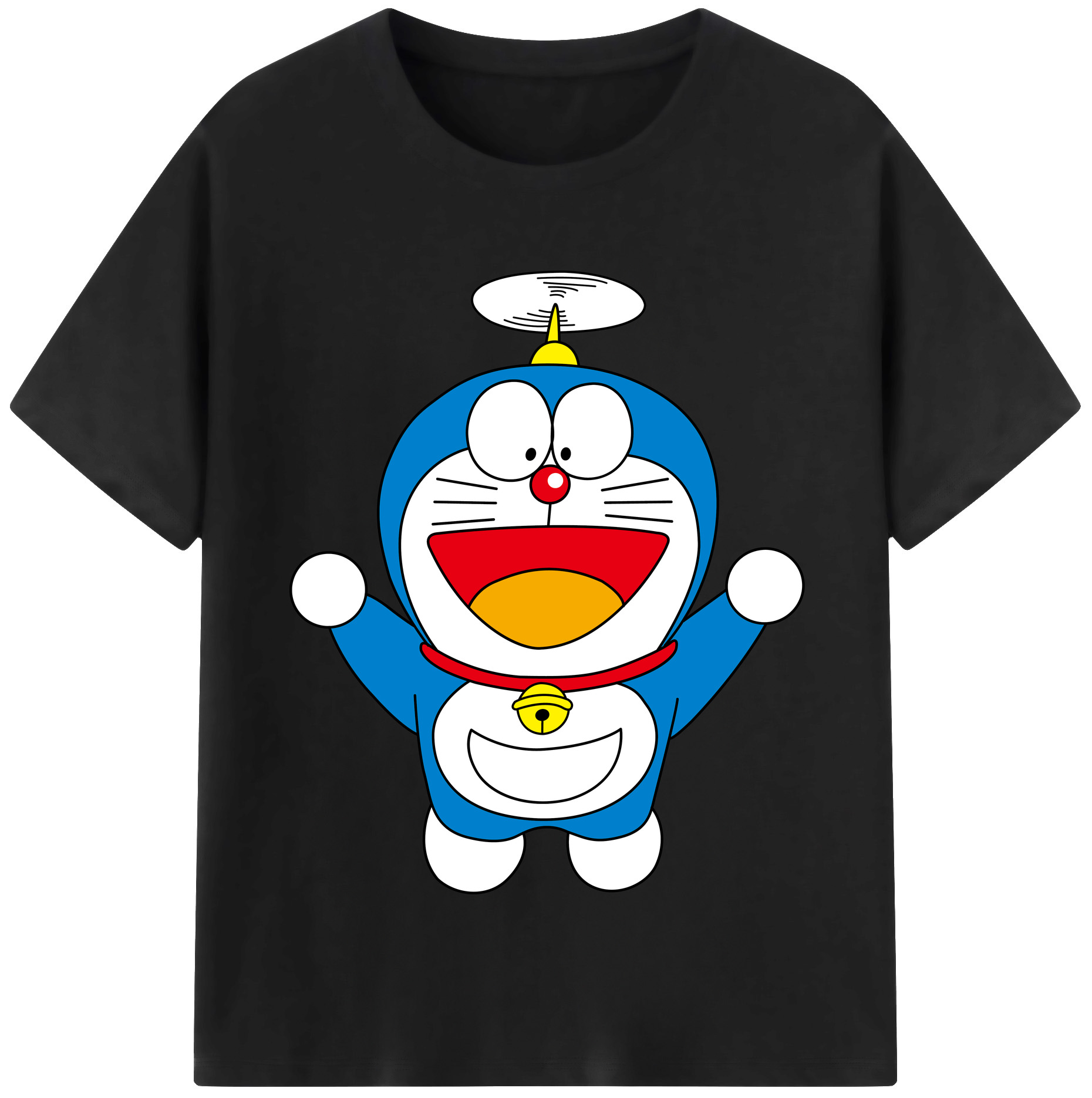 （画像用） ドラえもん Doraemon 綿100％半袖Tシャツ（フロントプリント）
