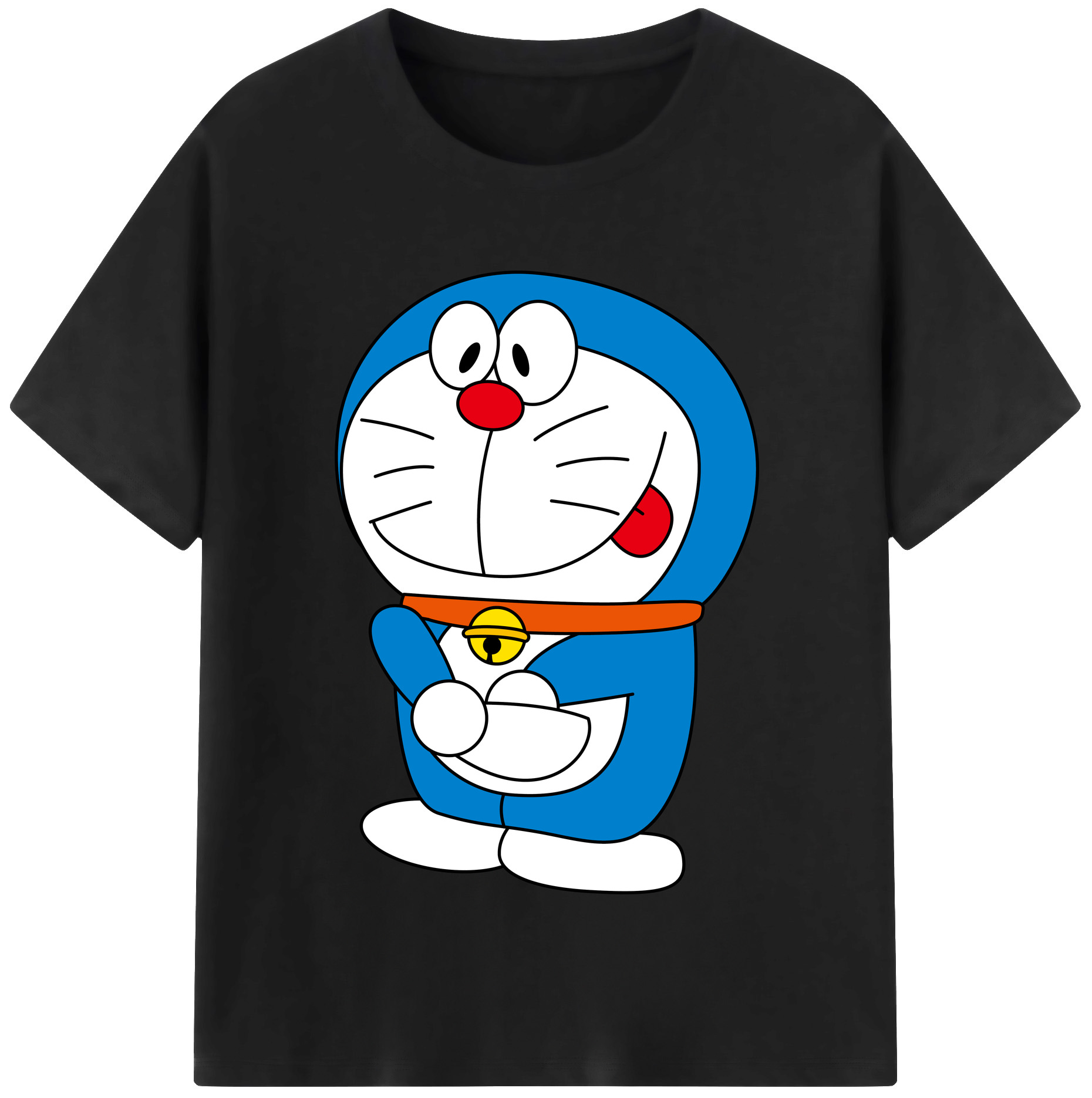 （画像用） ドラえもん Doraemon 綿100％半袖Tシャツ（フロントプリント）