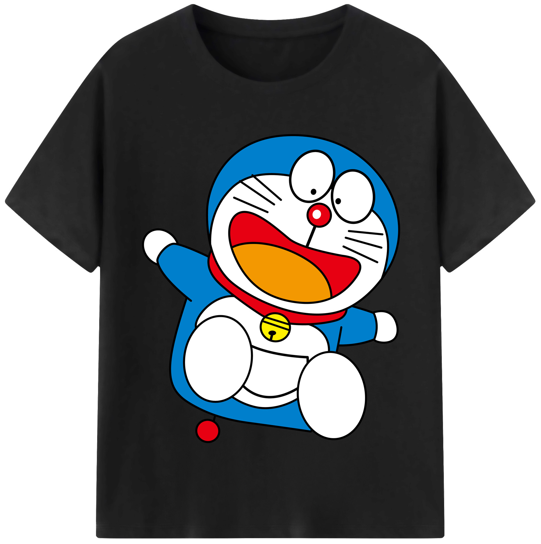 （画像用） ドラえもん Doraemon 綿100％半袖Tシャツ（フロントプリント）