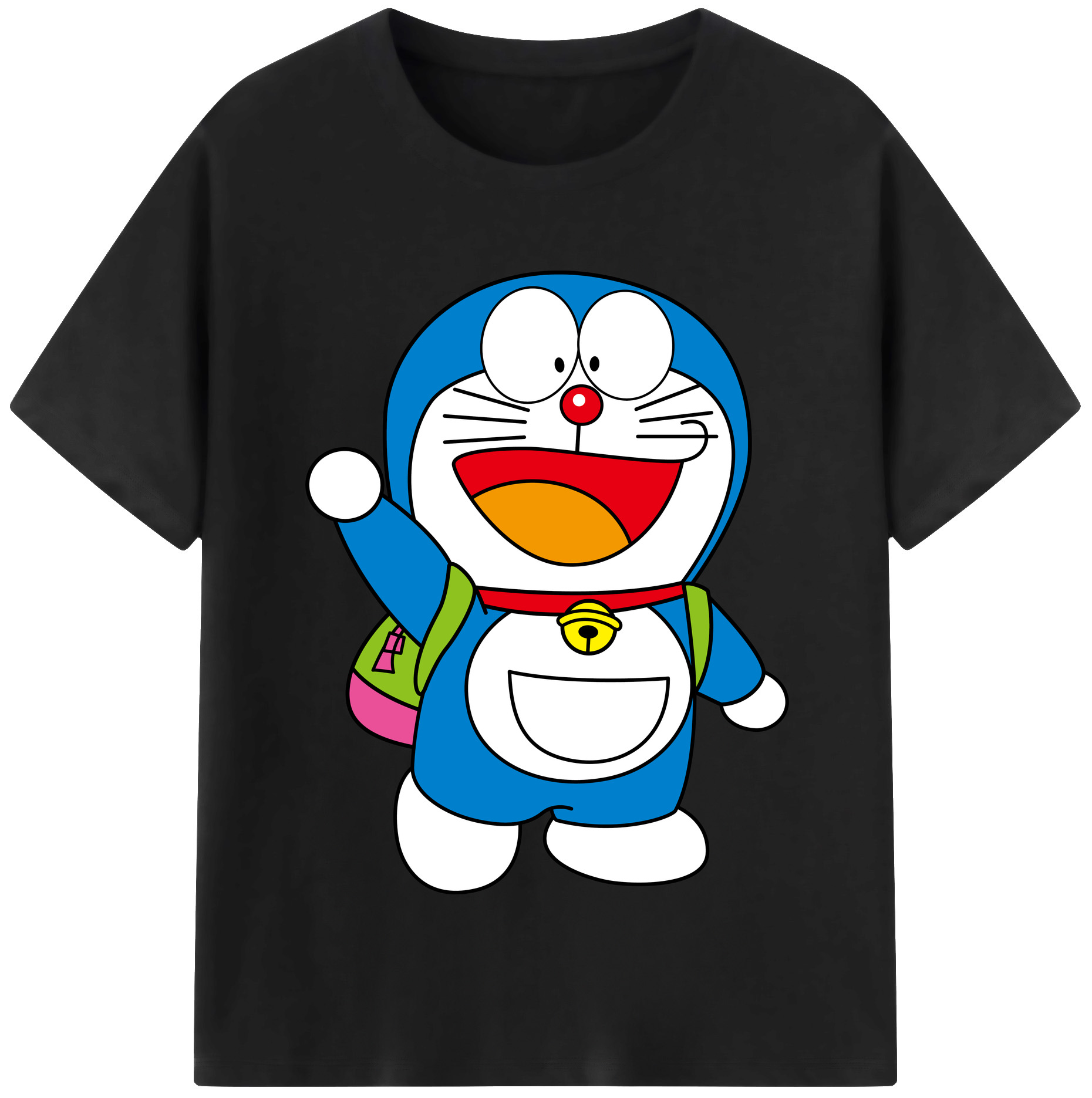 （画像用） ドラえもん Doraemon 綿100％半袖Tシャツ（フロントプリント）