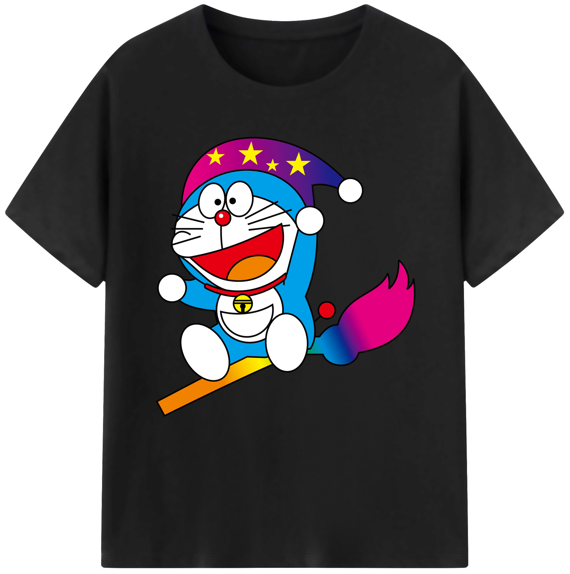 （画像用） ドラえもん Doraemon 綿100％半袖Tシャツ（フロントプリント）