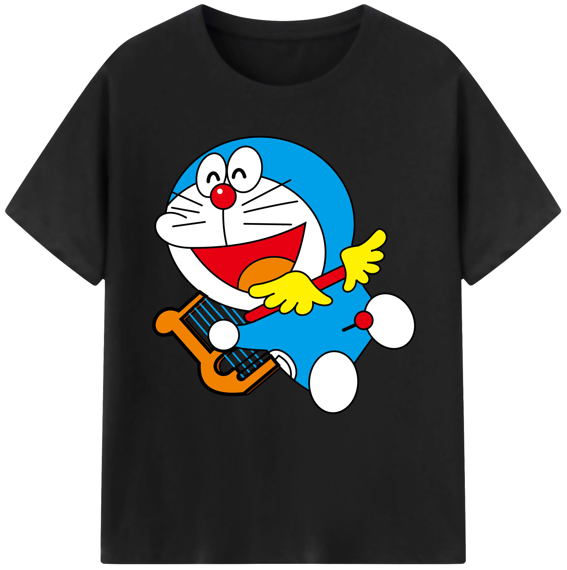 （画像用） ドラえもん Doraemon 綿100％半袖Tシャツ（フロントプリント）