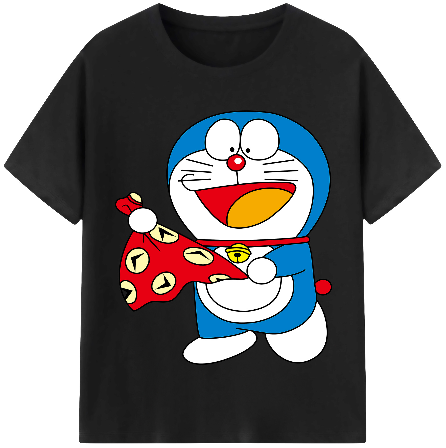 （画像用） ドラえもん Doraemon 綿100％半袖Tシャツ（フロントプリント）