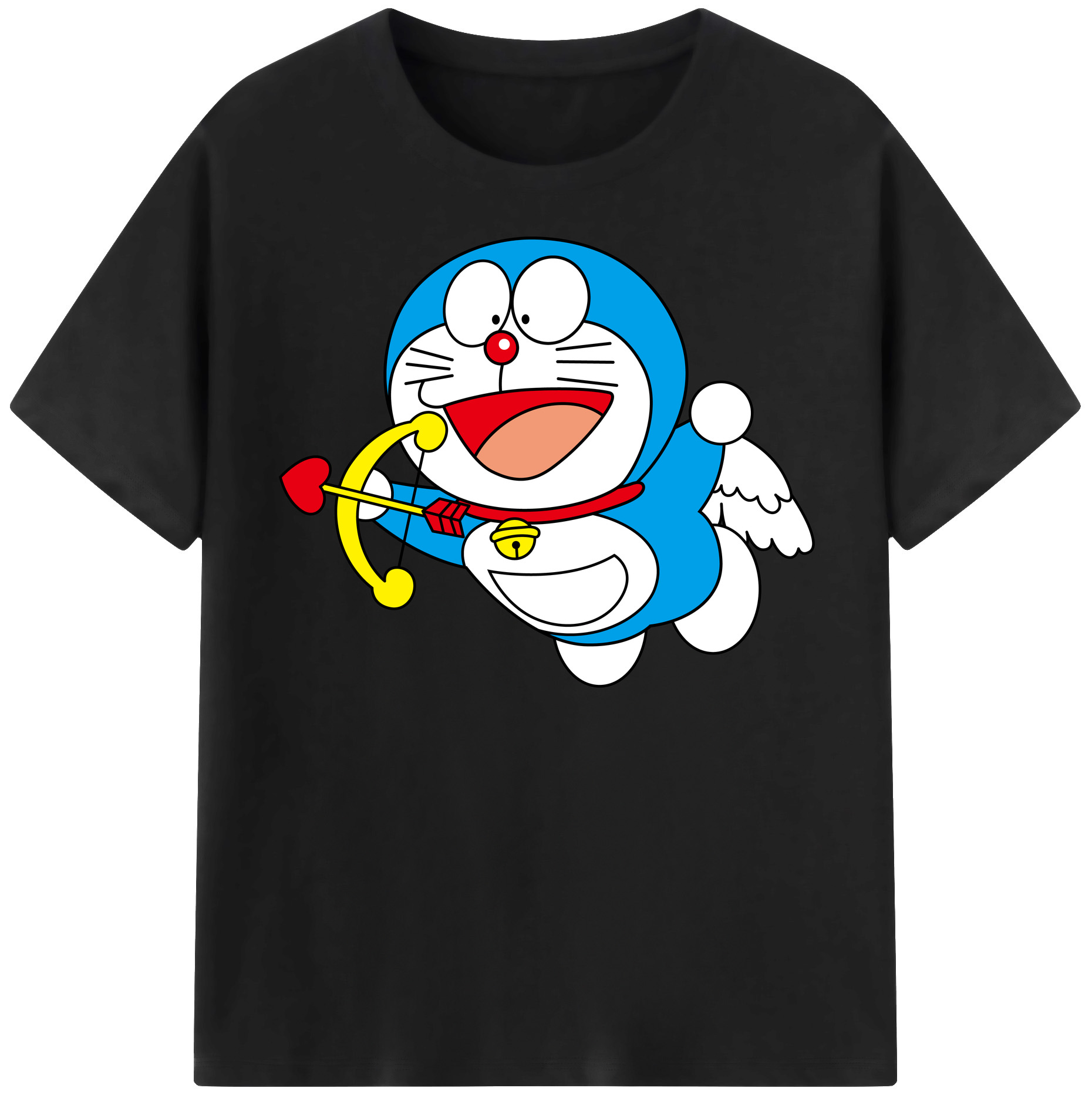 （画像用） ドラえもん Doraemon 綿100％半袖Tシャツ（フロントプリント）
