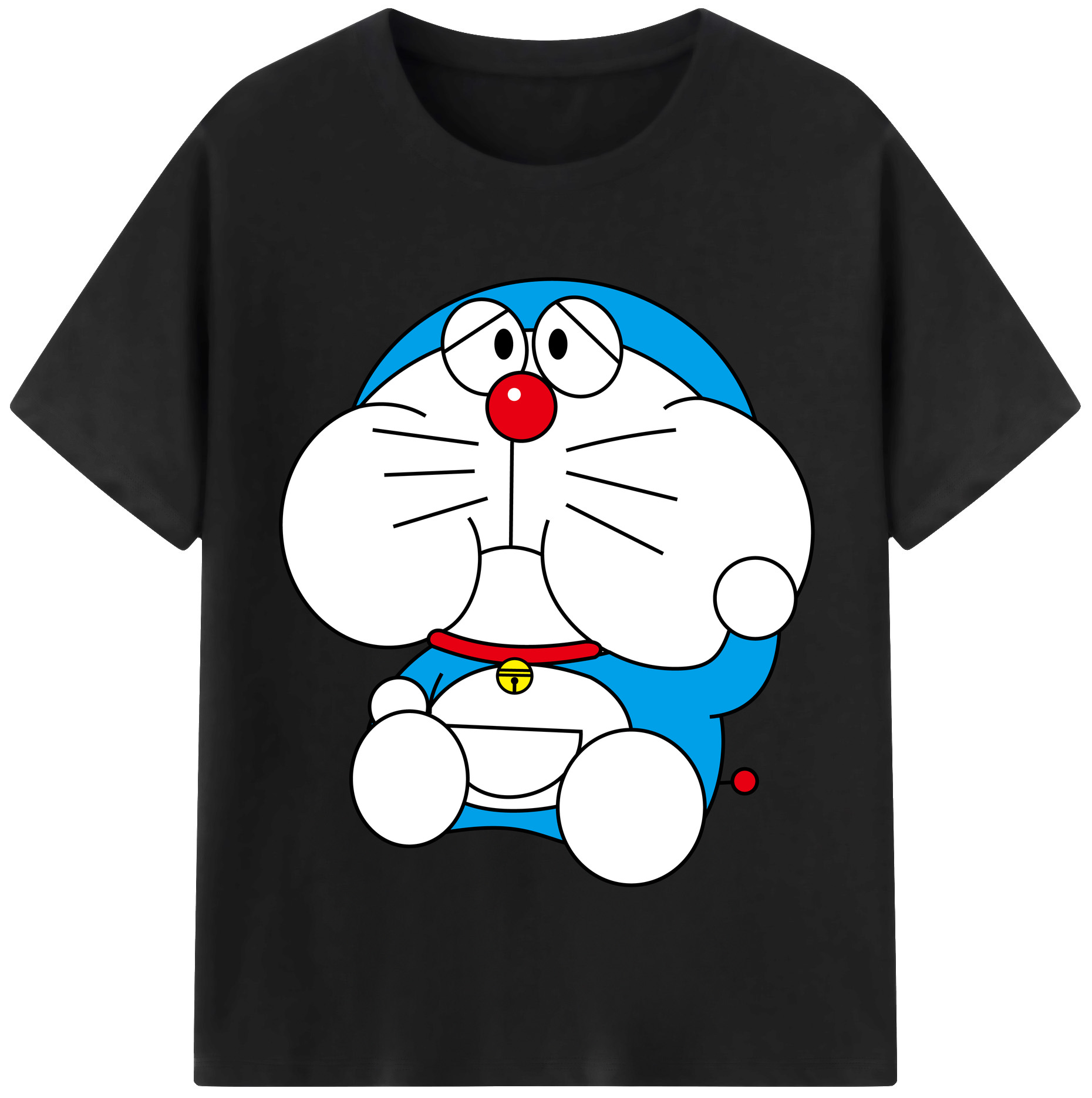 （画像用） ドラえもん Doraemon 綿100％半袖Tシャツ（フロントプリント）