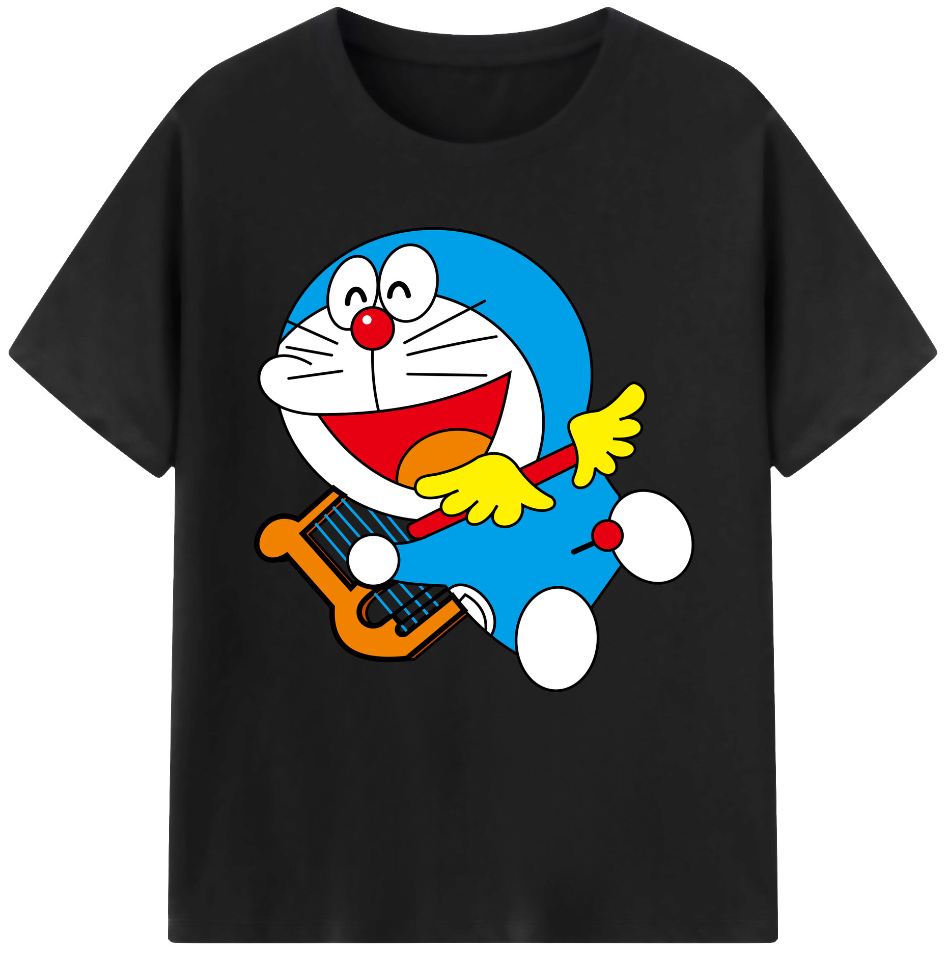 （画像用） ドラえもん Doraemon 綿100％半袖Tシャツ（フロントプリント）